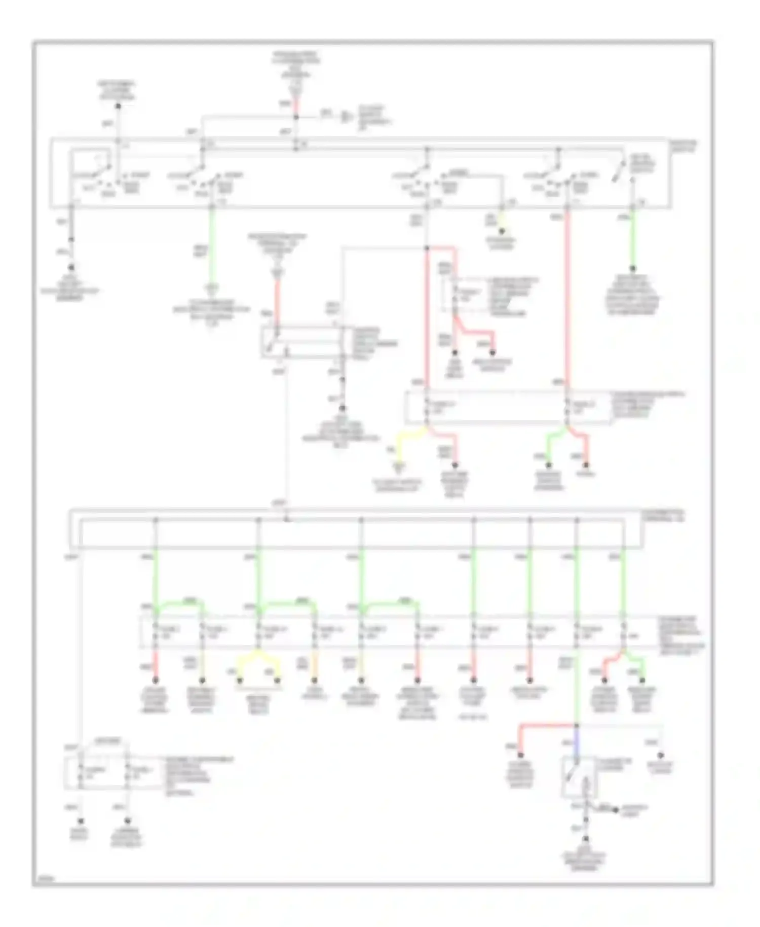 Wiring diagram ventilation fan apc system, coolant pump for Saab 9000 I facelift (1991-1998) (1 of 1)