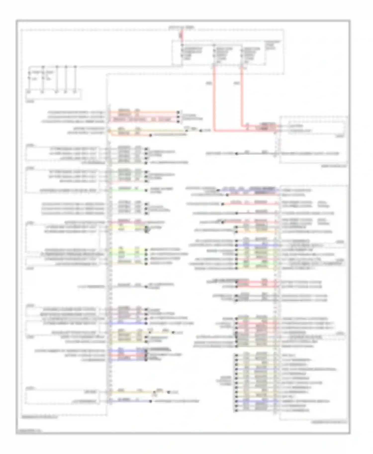 Astra Saturn I (2008-2009): Body control modules circuit (1 of 3)
