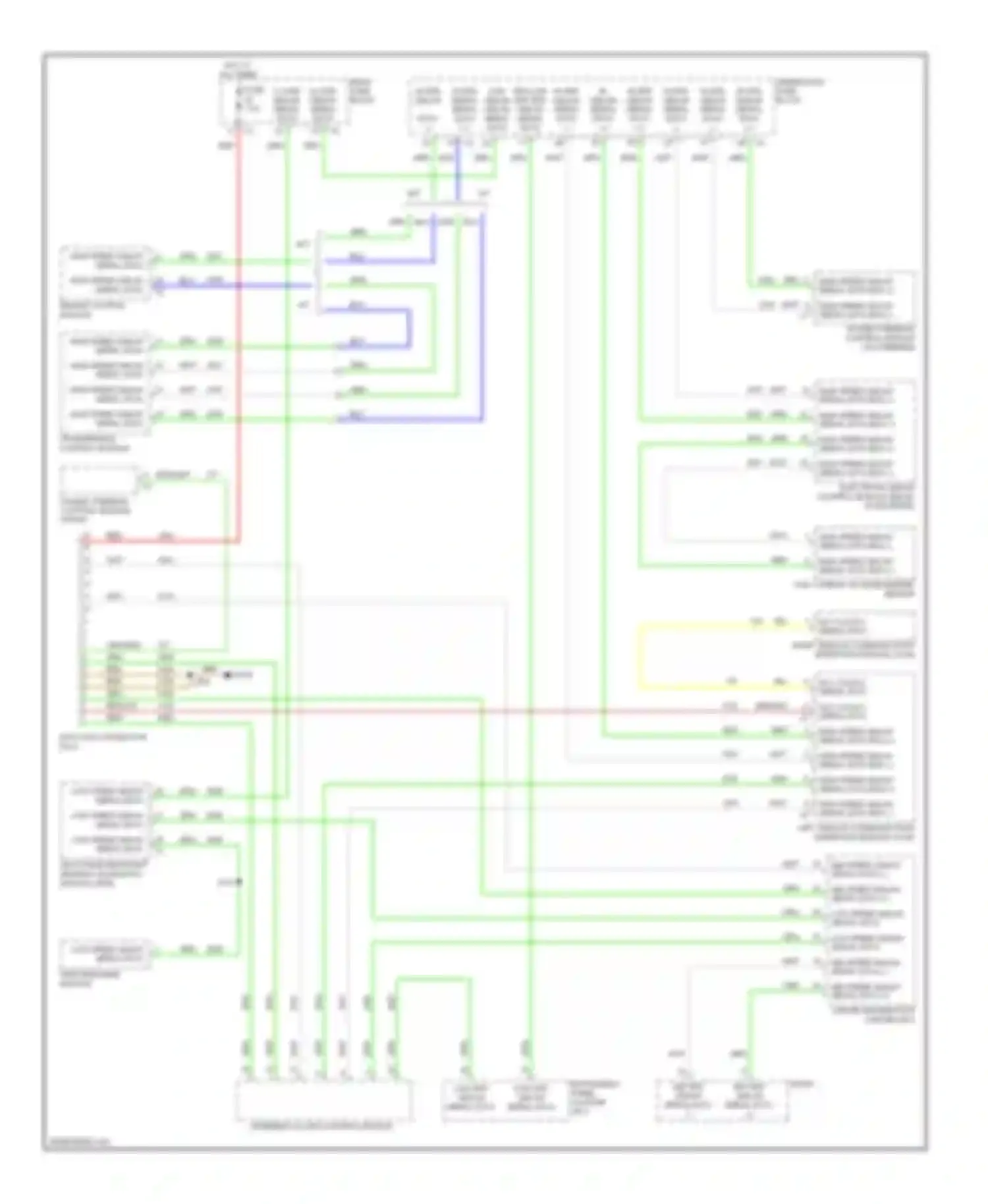 Astra Saturn I (2008-2009): Computer data lines circuit
