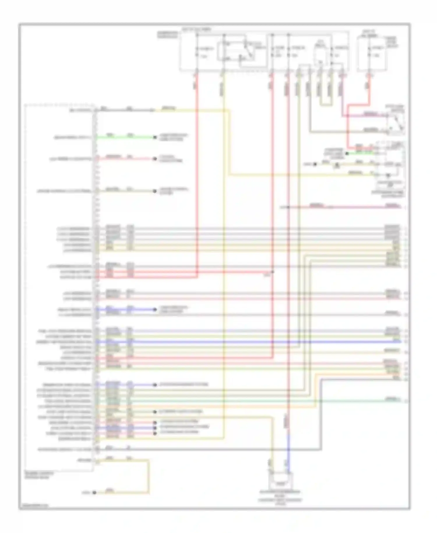 Astra Saturn I (2008-2009): Wiring diagram engine performance 1.8l vin 1 (1 of 4)