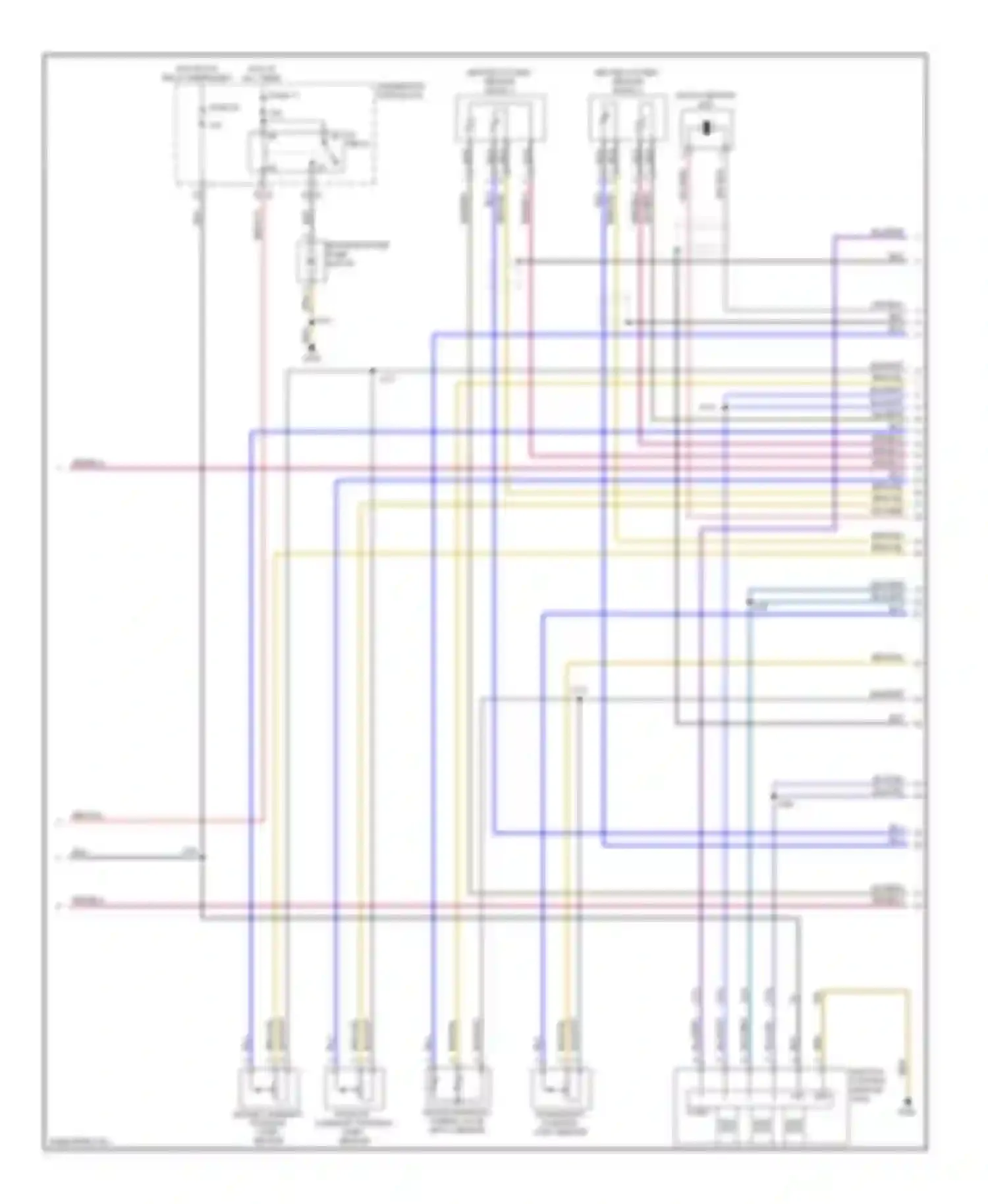 Astra Saturn I (2008-2009): Wiring diagram engine performance 1.8l vin 1 (3 of 4)