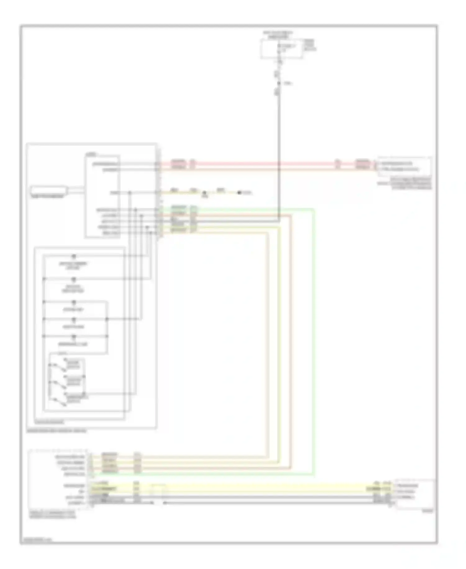 Astra Saturn I (2008-2009): Electrochromic mirror circuit