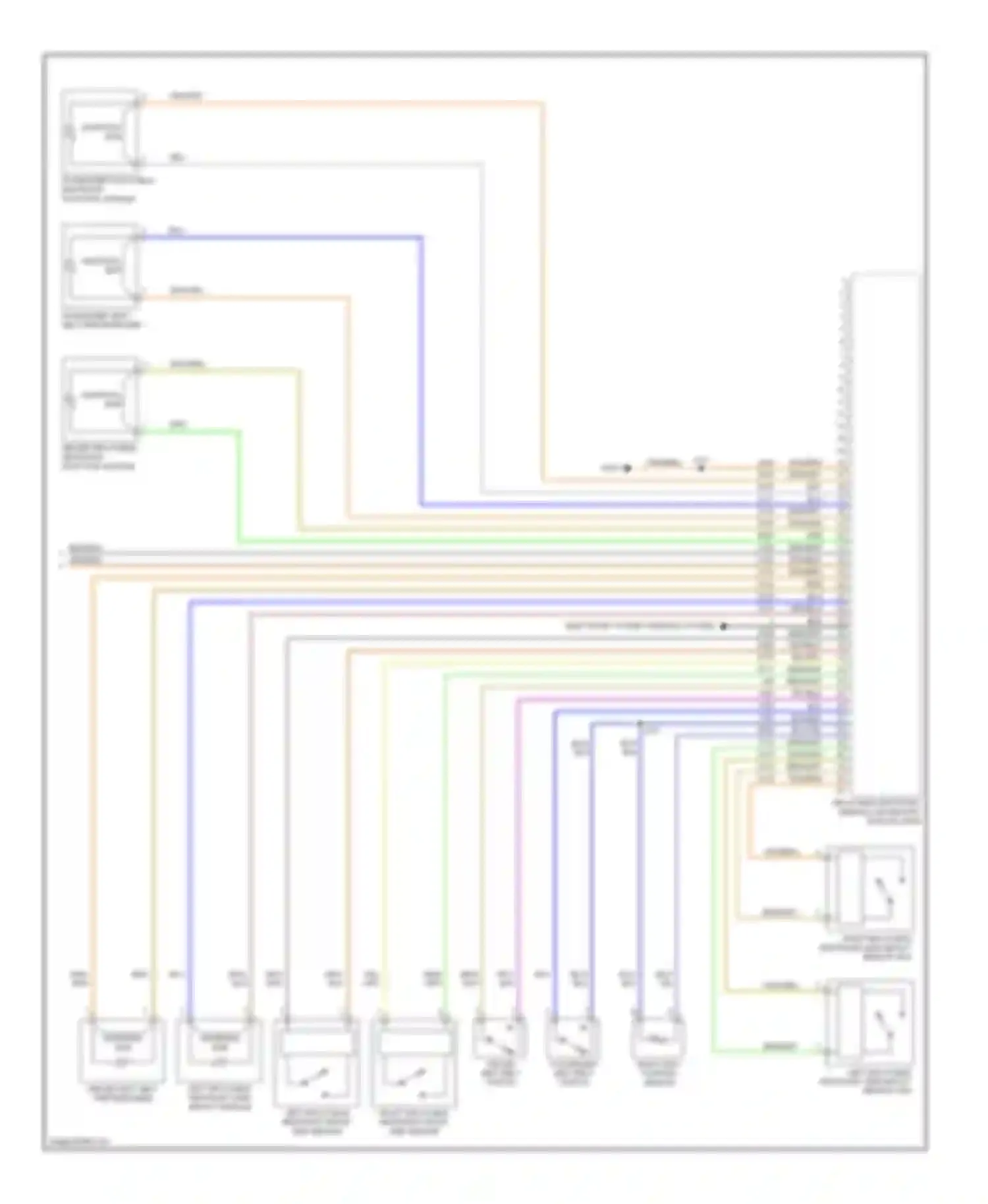 Astra Saturn I (2008-2009): Supplemental restraints circuit (2 of 2)