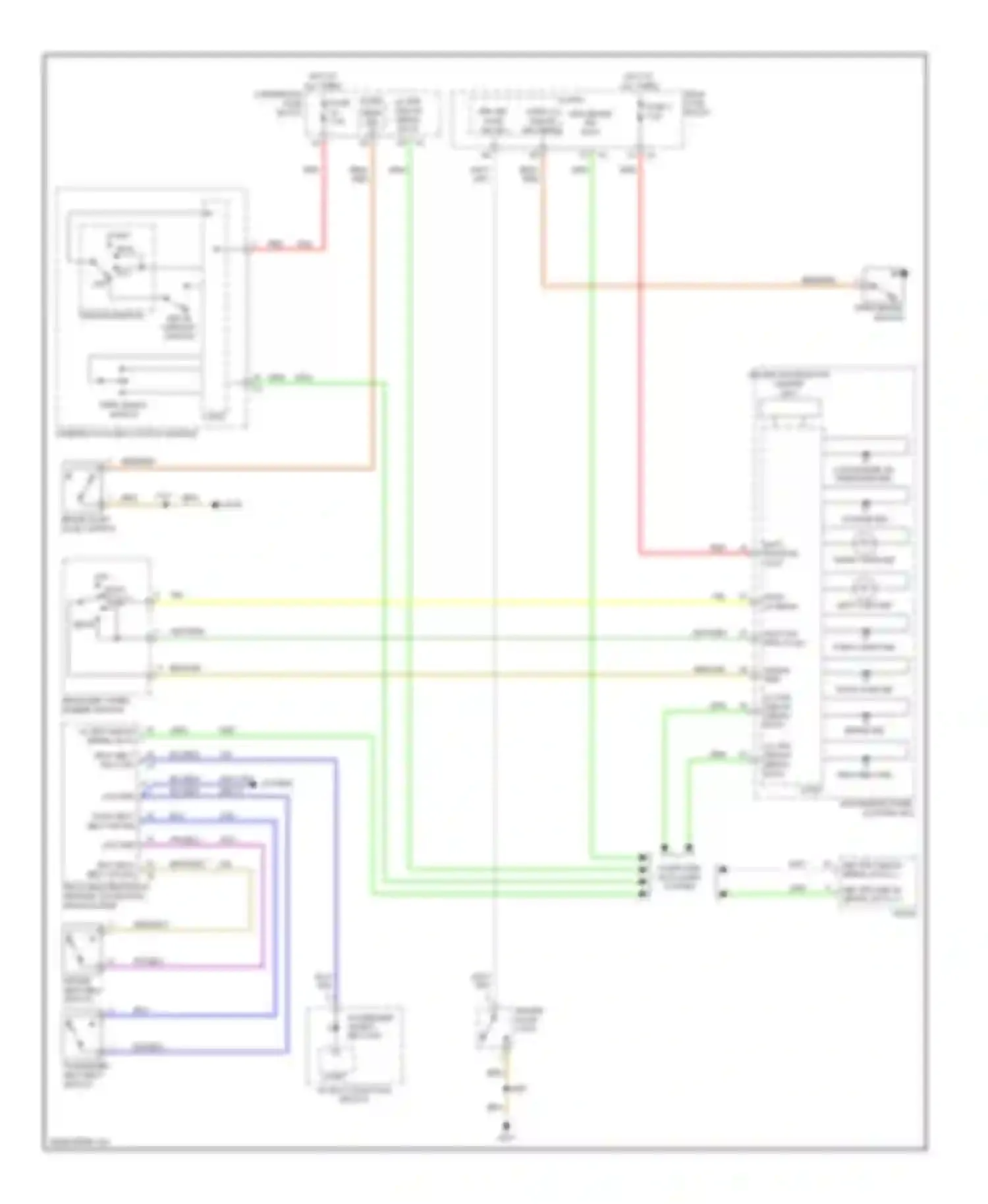 Astra Saturn I (2008-2009): Chime circuit