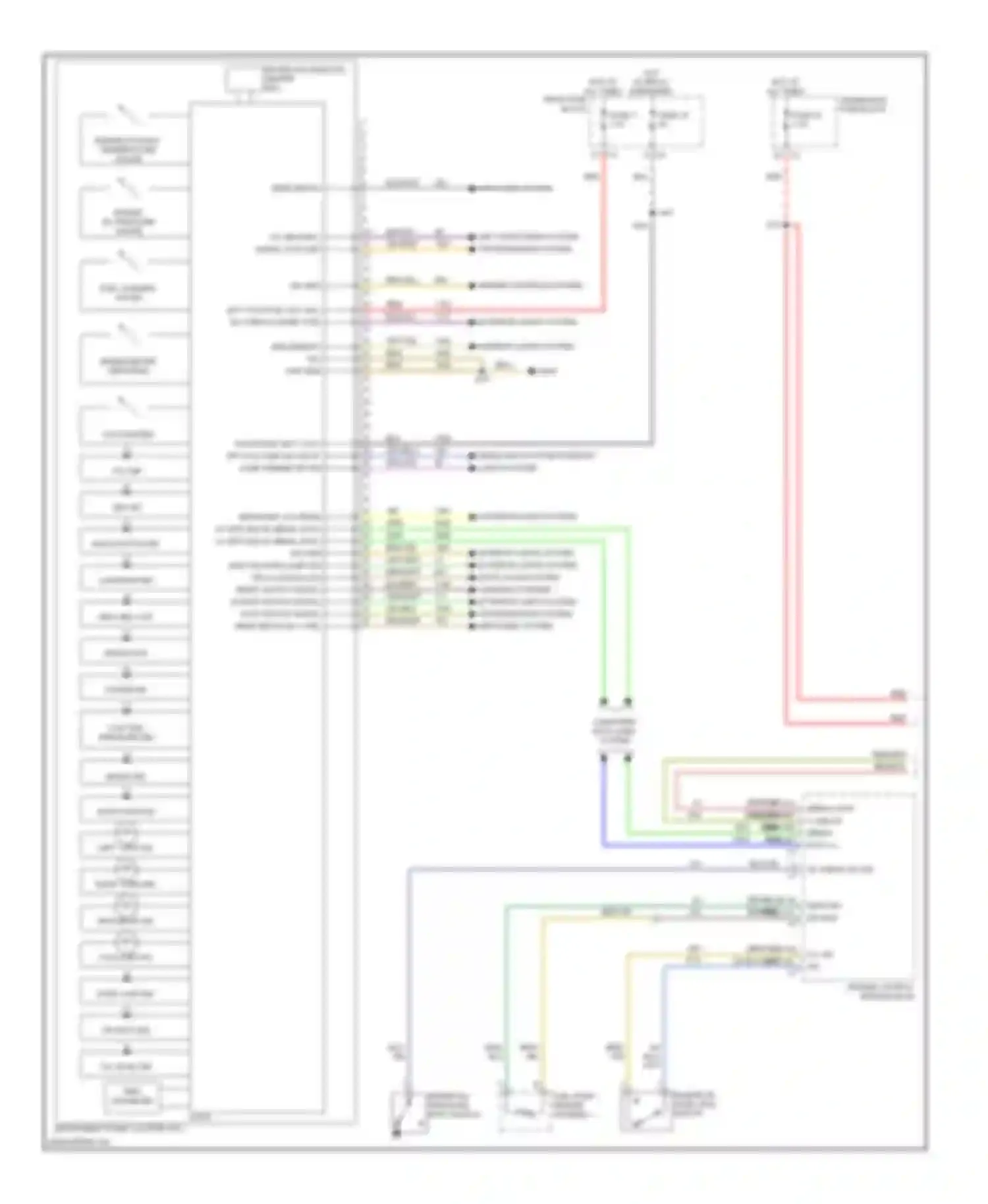 Wiring diagram air conditioning system transmissions system for Saturn Astra I (2008-2009) (1 of 1)