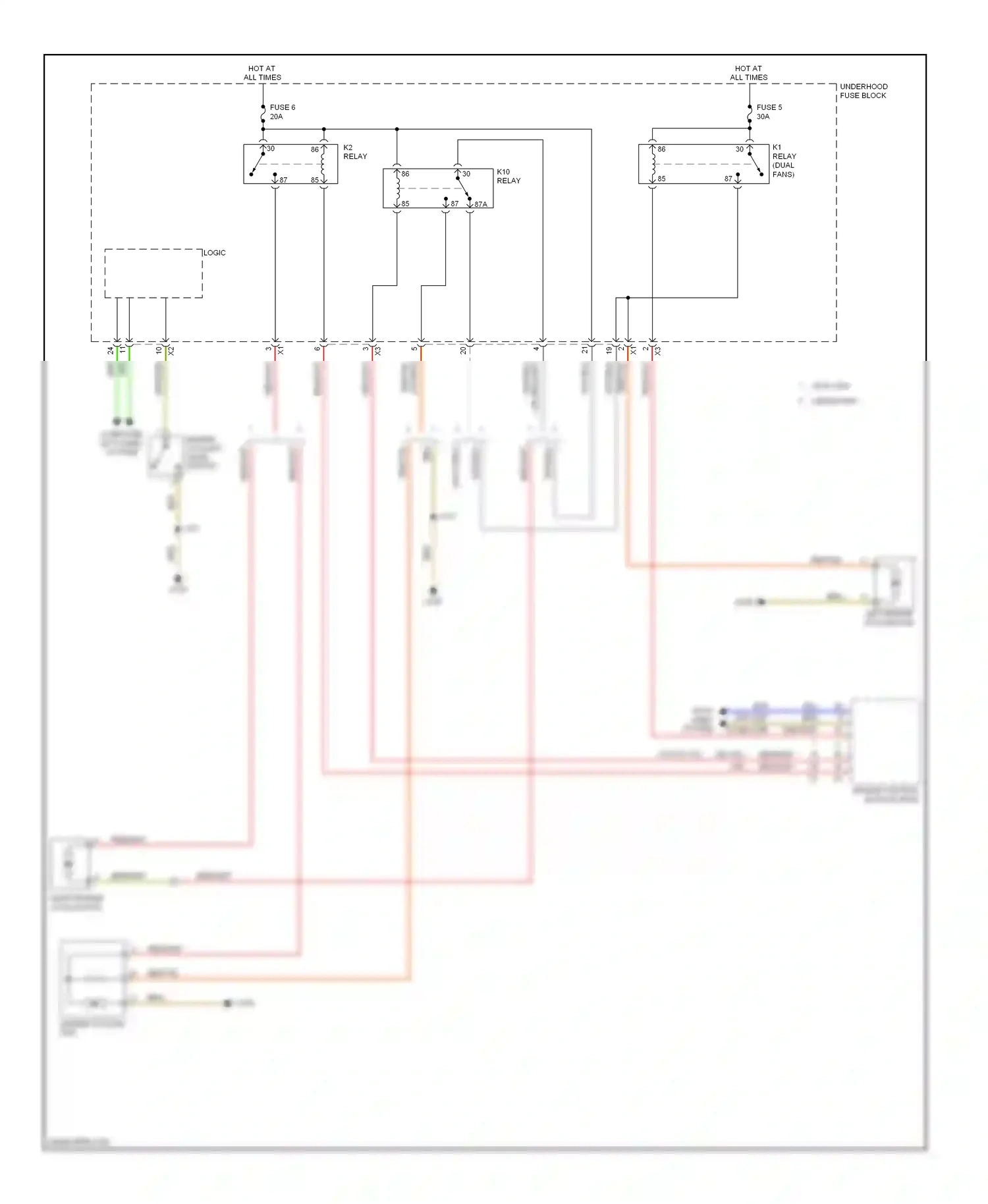 Saturn Astra I (2008-2009) computer data lines system wiring diagram  (5 of 31)