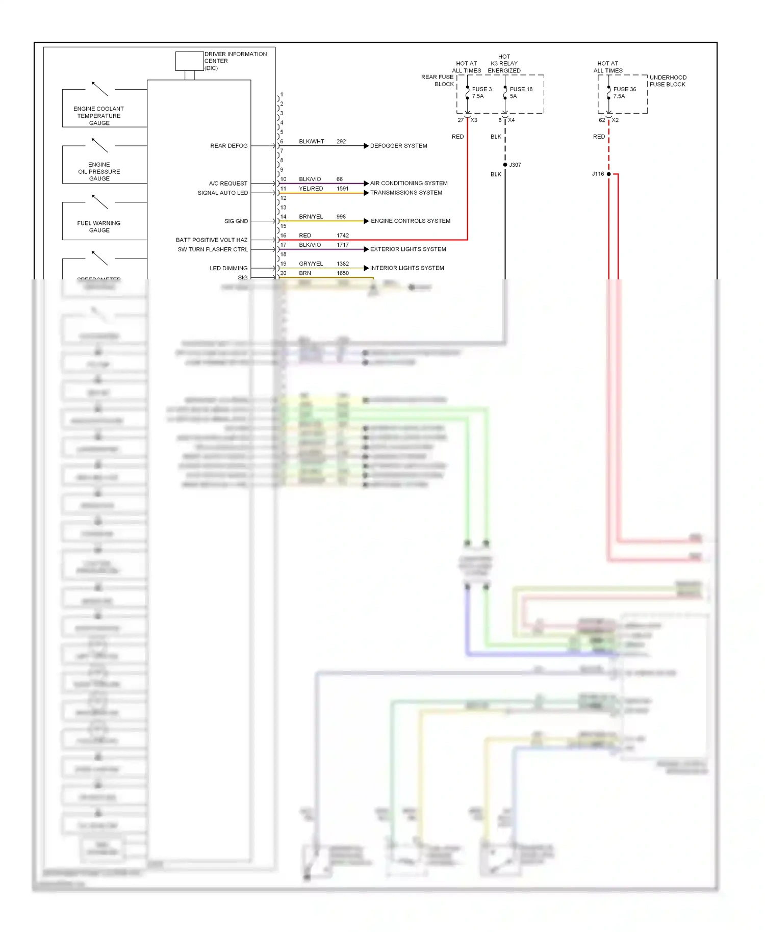 Saturn Astra I (2008-2009) computer data lines system wiring diagram  (17 of 31)