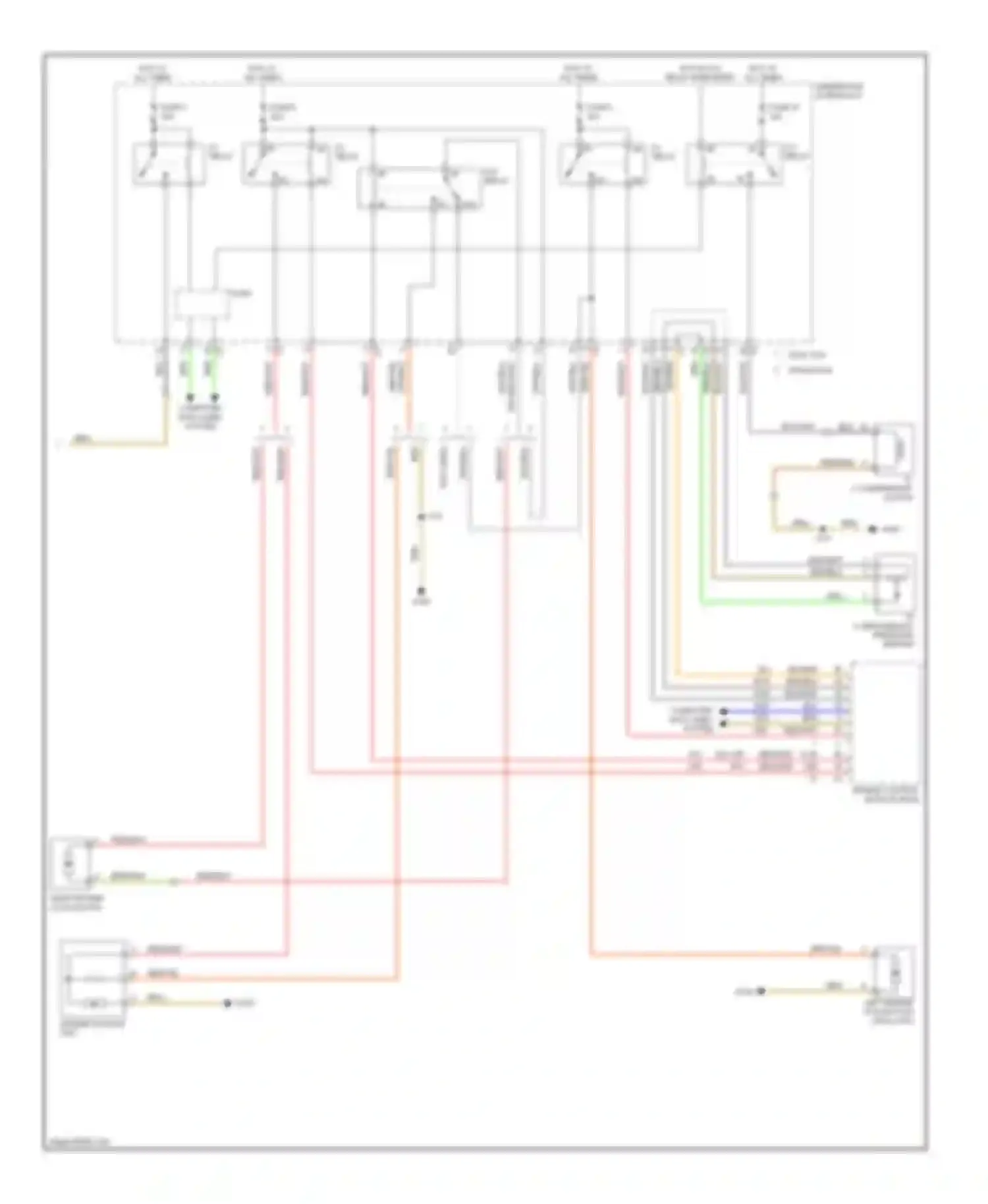 Wiring diagram engine cooling fan for Saturn Astra I (2008-2009) (1 of 2)