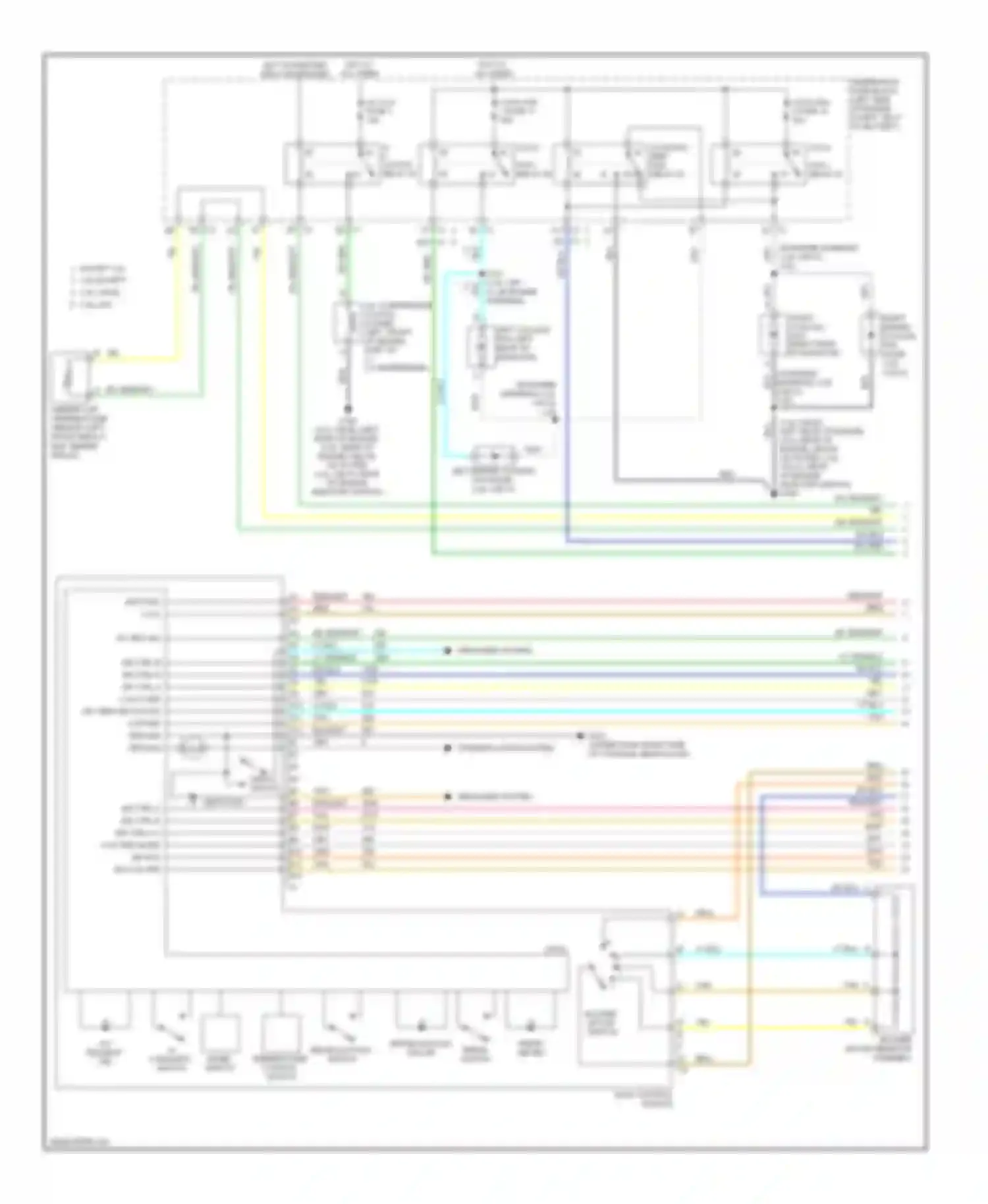 Aura Saturn I (2006-2010): Manual a/c circuit (1 of 2)