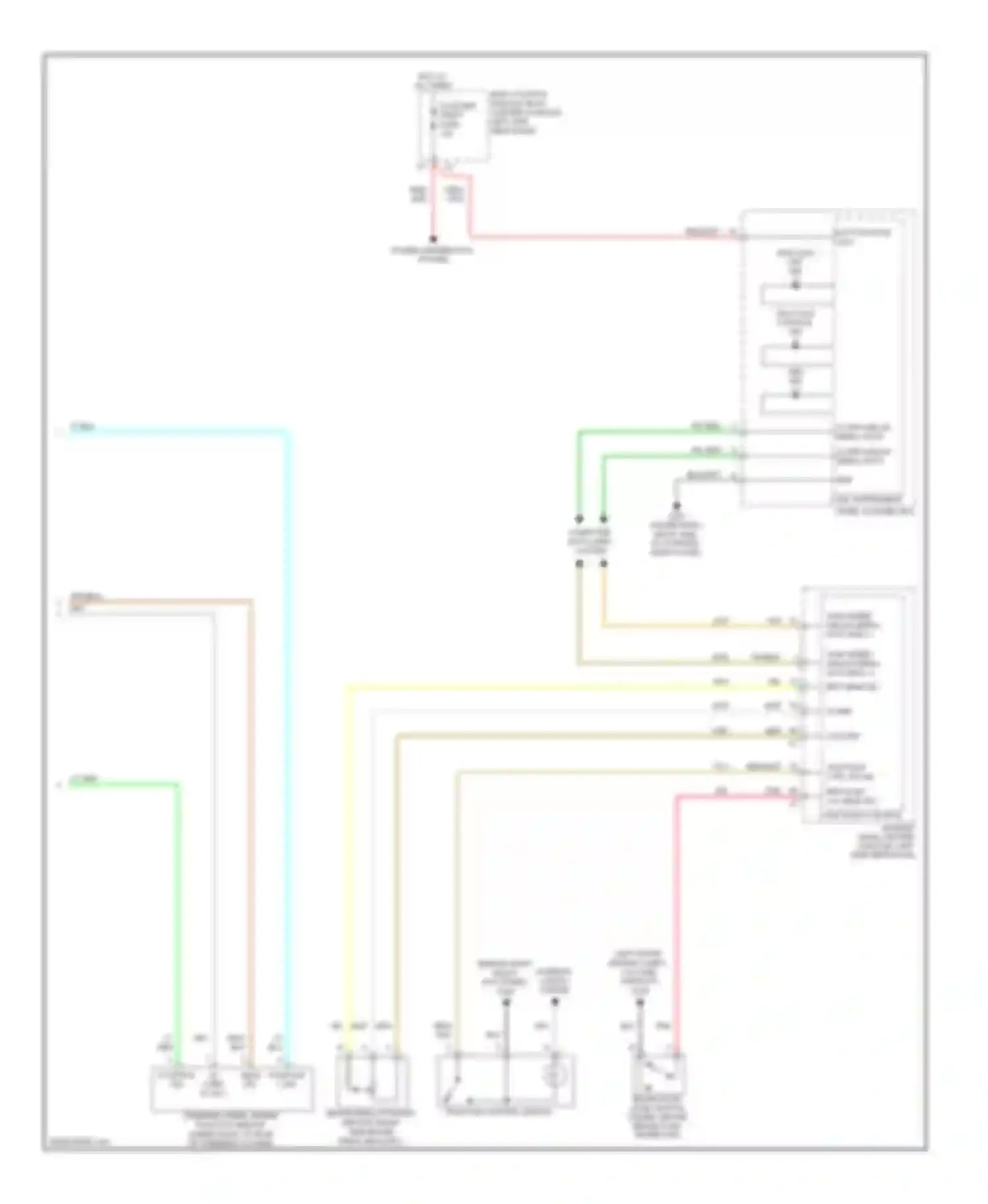 Aura Saturn I (2006-2010): Anti-lock brakes circuit, except hybrid (2 of 2)