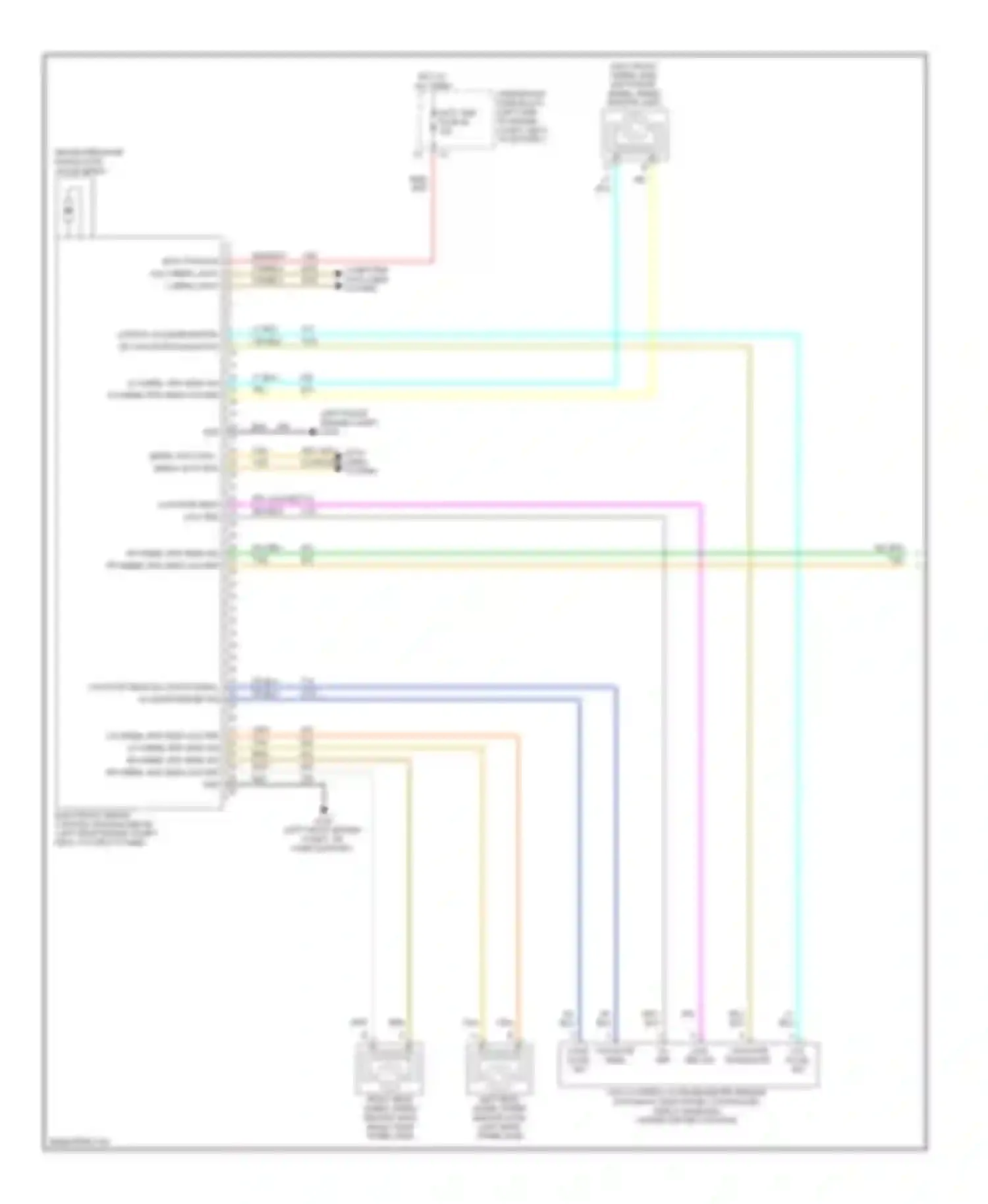 Aura Saturn I (2006-2010): Anti-lock brakes circuit, hybrid with traction control (1 of 2)
