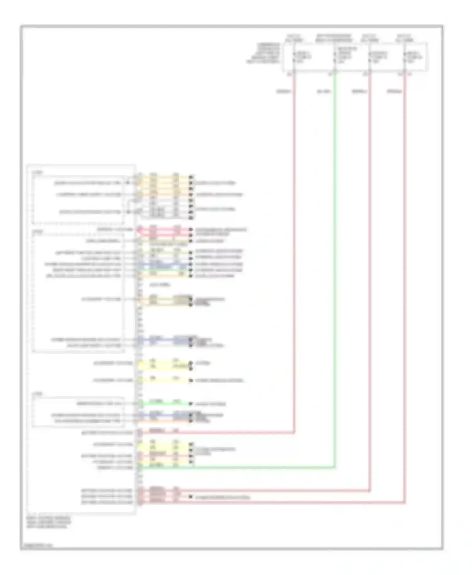Aura Saturn I (2006-2010): Body control modules circuit (2 of 4)