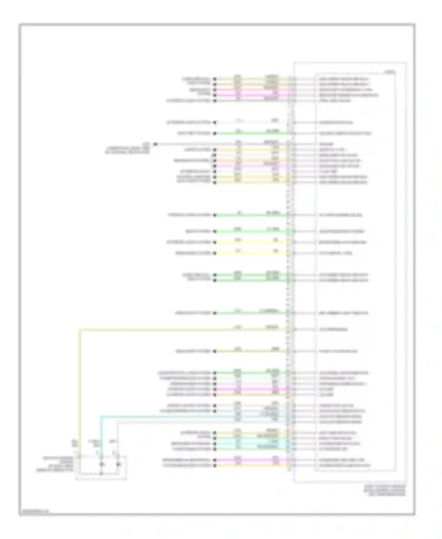 Aura Saturn I (2006-2010): Body control modules circuit (4 of 4)