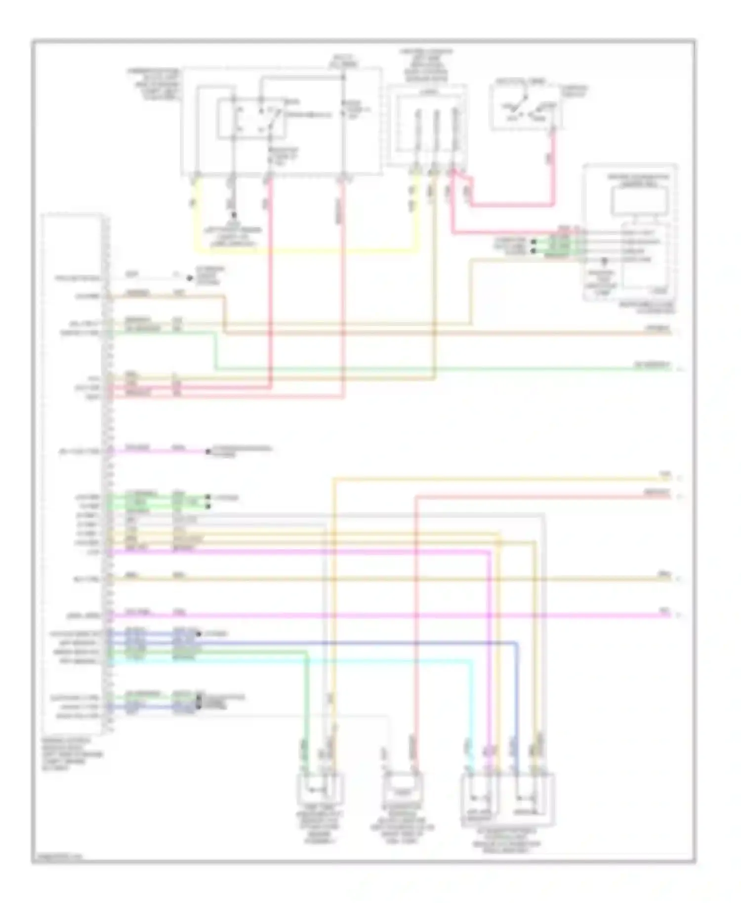 Aura Saturn I (2006-2010): Wiring diagram engine performance 2.4l vin 5, engine controls circuit (1 of 4)
