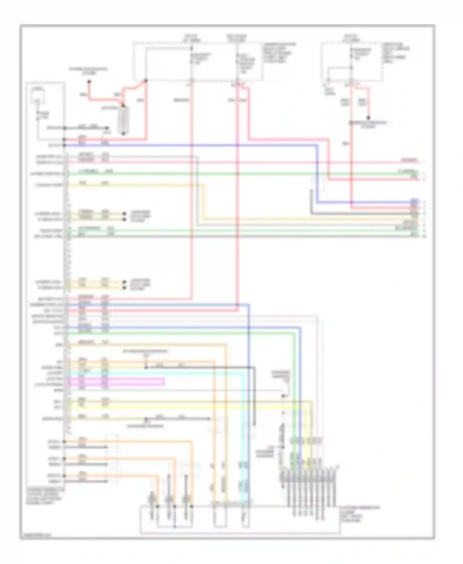 Aura Saturn I (2006-2010): Wiring diagram engine performance 2.4l vin 5, hybrid system circuit (1 of 3)