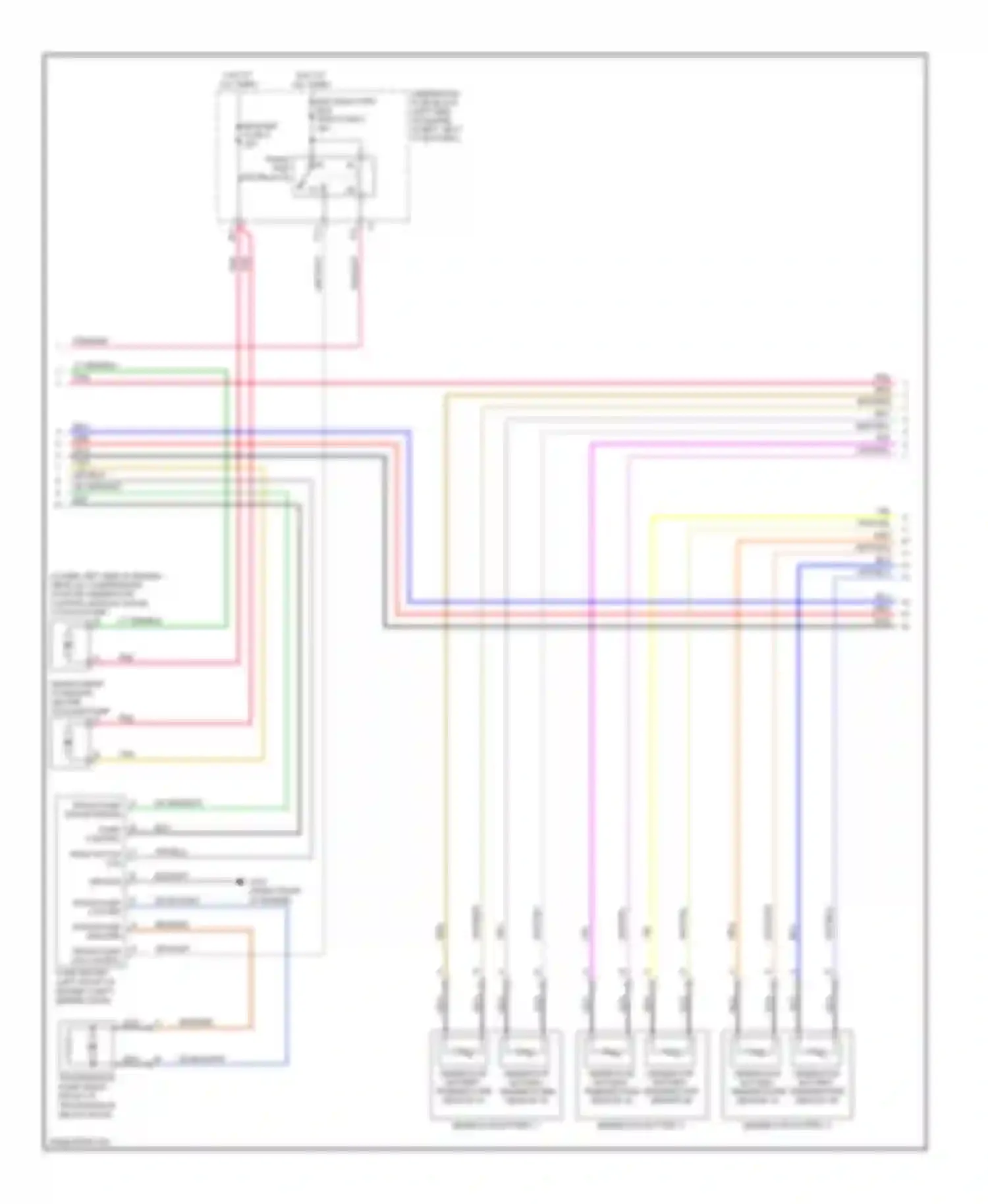 Aura Saturn I (2006-2010): Wiring diagram engine performance 2.4l vin 5, hybrid system circuit (2 of 3)