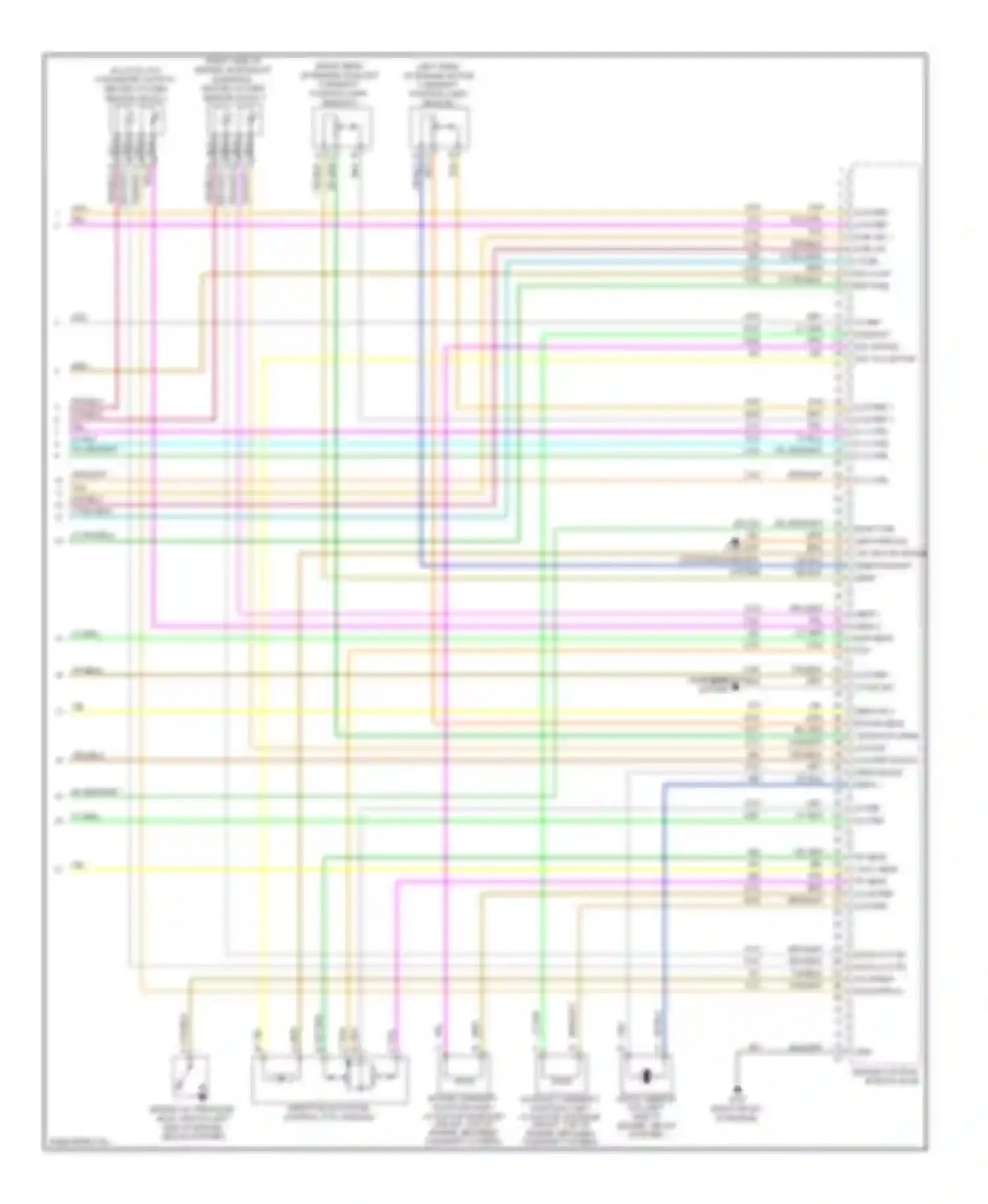 Aura Saturn I (2006-2010): Wiring diagram engine performance 2.4l vin b (4 of 4)