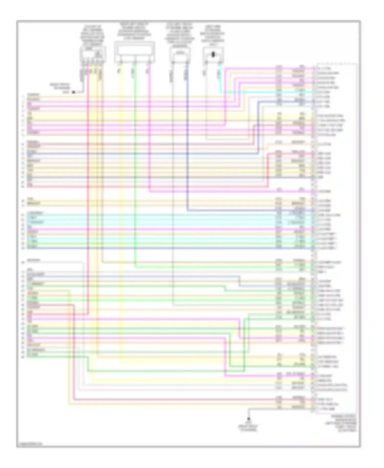 Aura Saturn I (2006-2010): Wiring diagram engine performance 3.6l vin 7 (6 of 6)