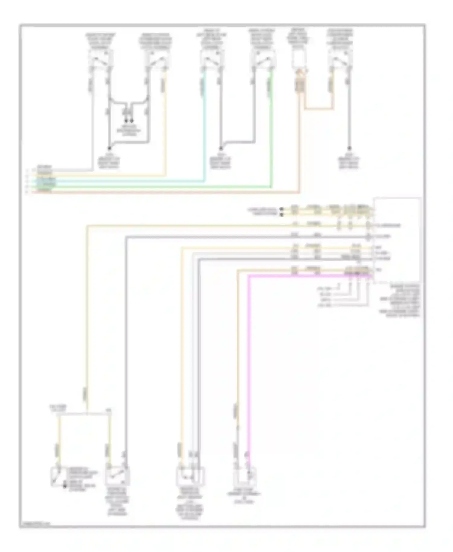 Aura Saturn I (2006-2010): Instrument cluster circuit (2 of 2)