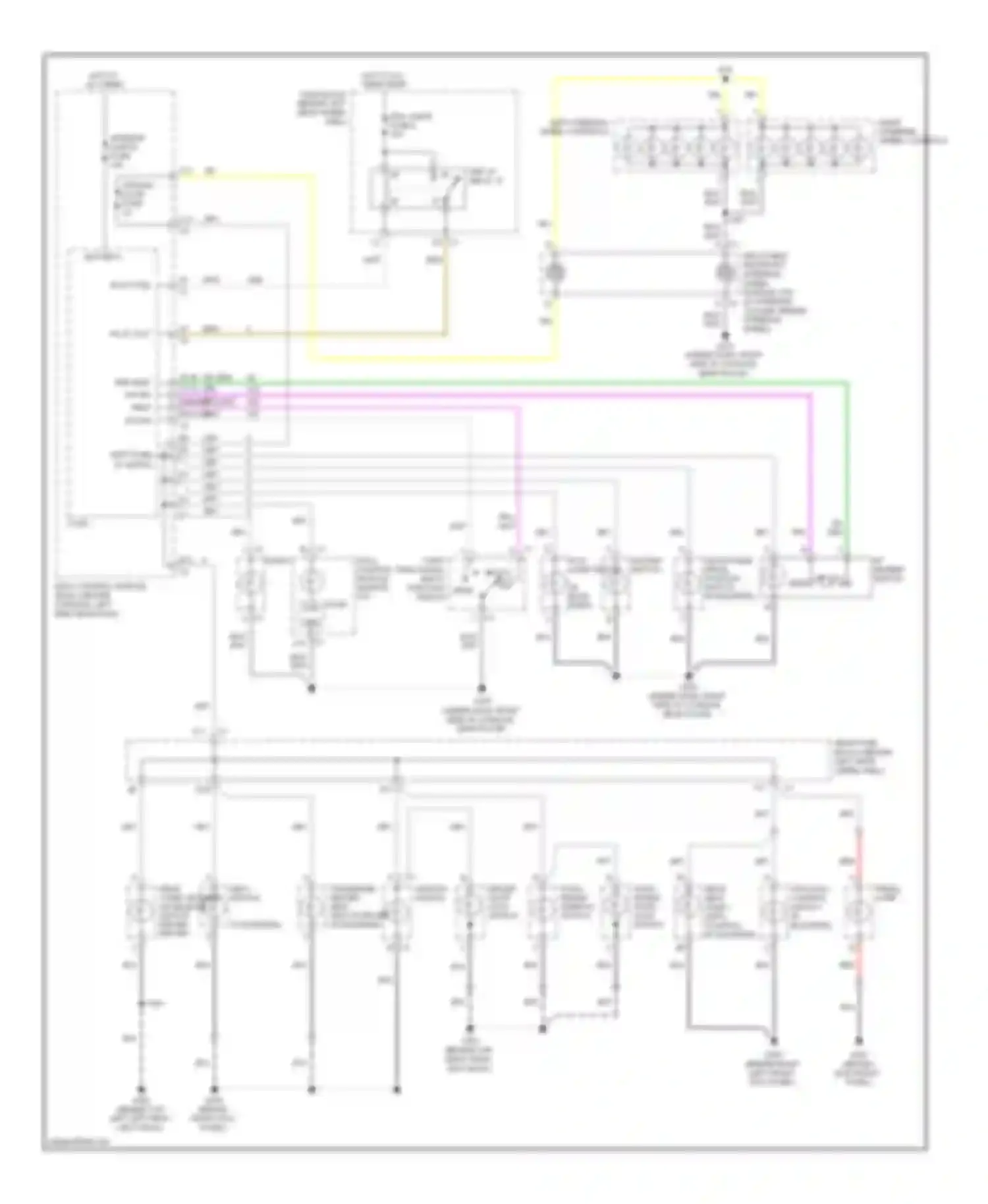 Aura Saturn I (2006-2010): Instrument illumination circuit