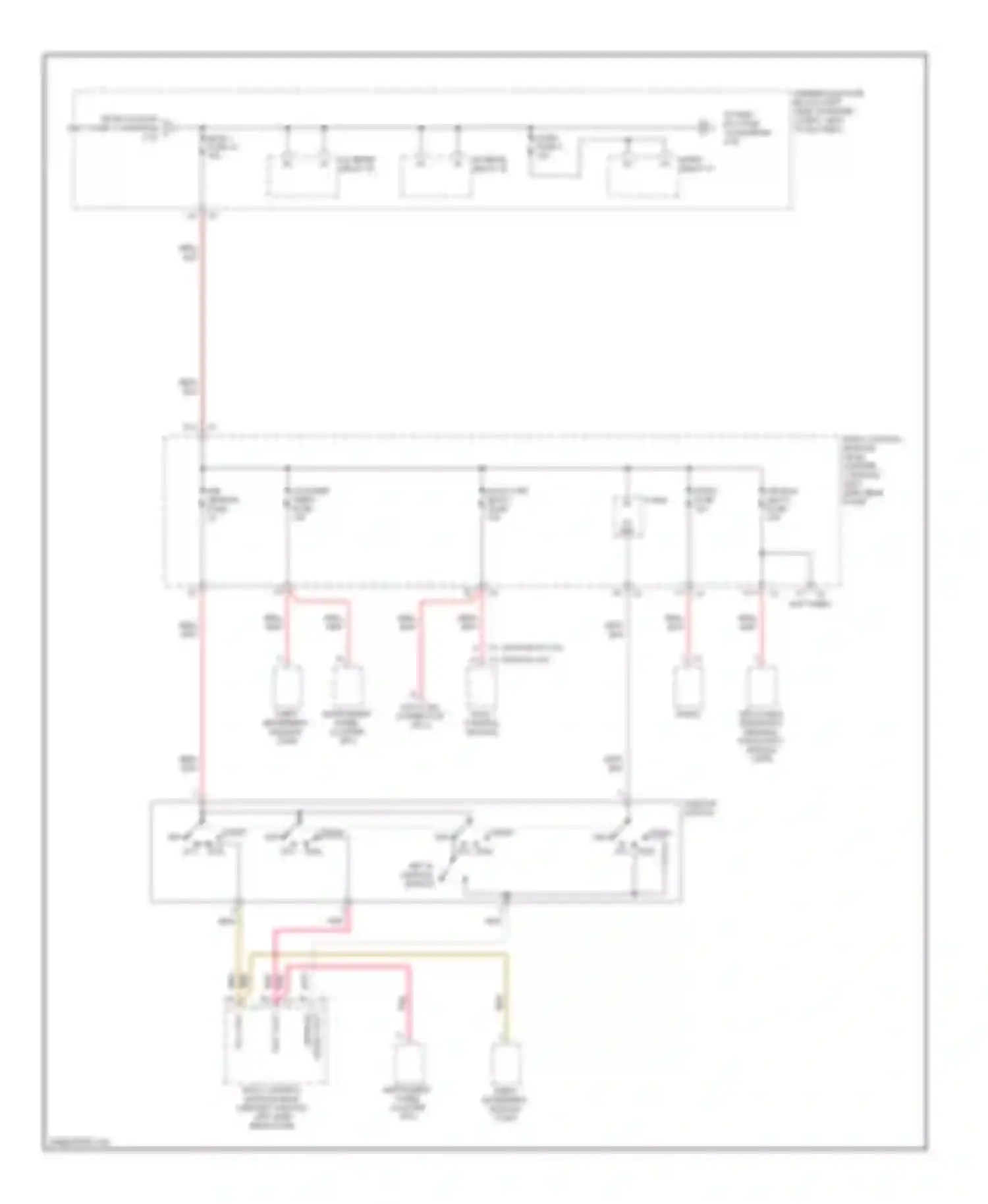 Aura Saturn I (2006-2010): Power distribution circuit (3 of 5)