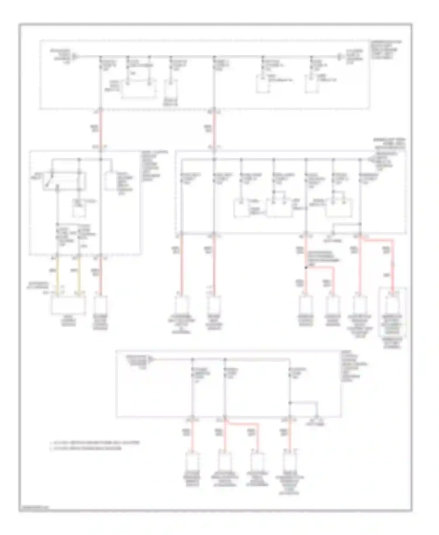 Aura Saturn I (2006-2010): Power distribution circuit (4 of 5)