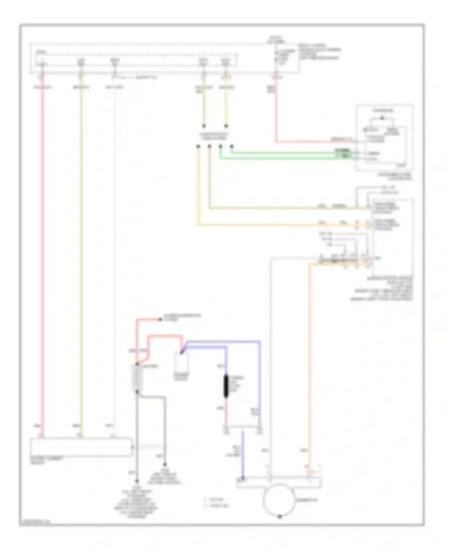 Aura Saturn I (2006-2010): Charging circuit