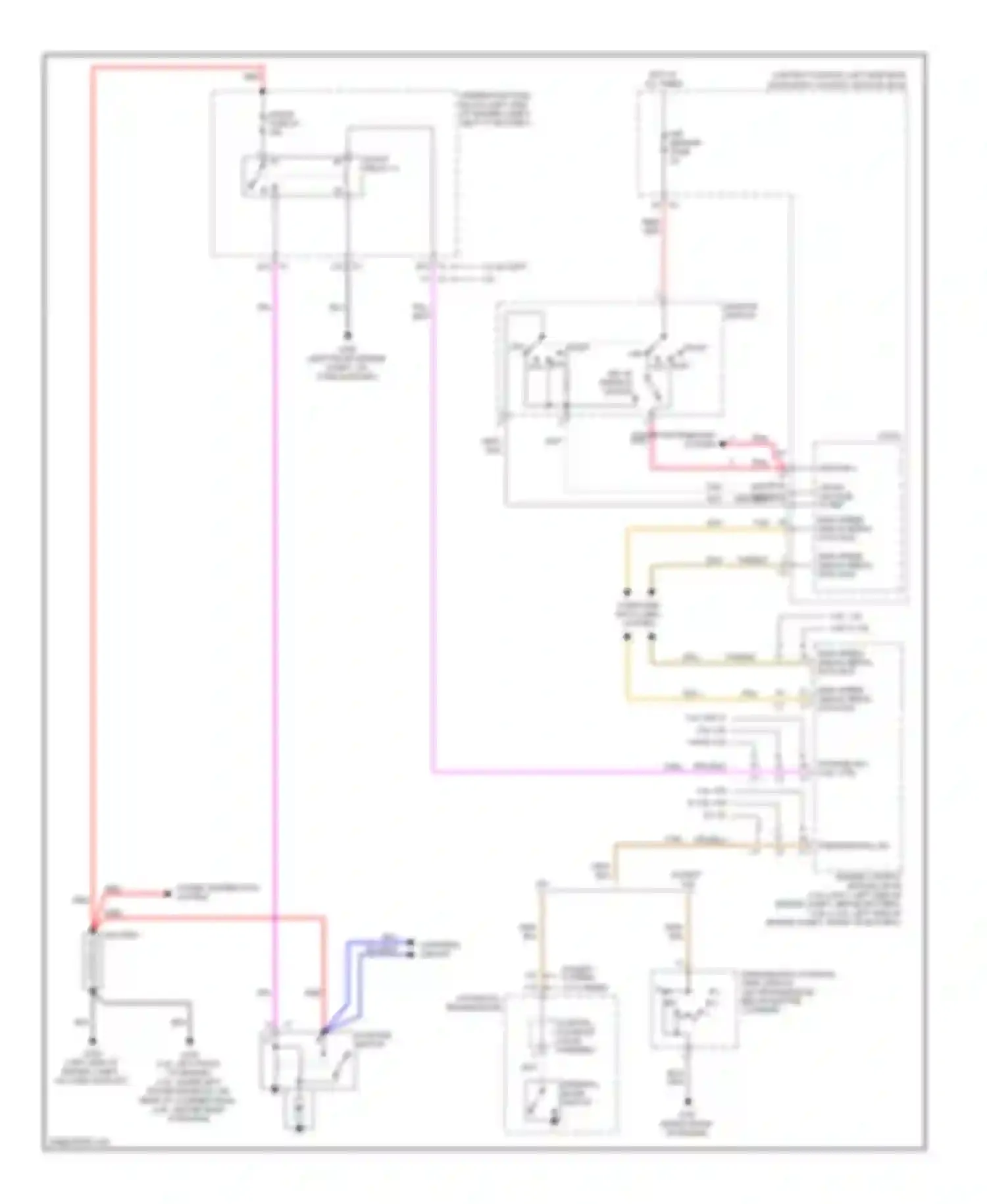 Aura Saturn I (2006-2010): Starting circuit