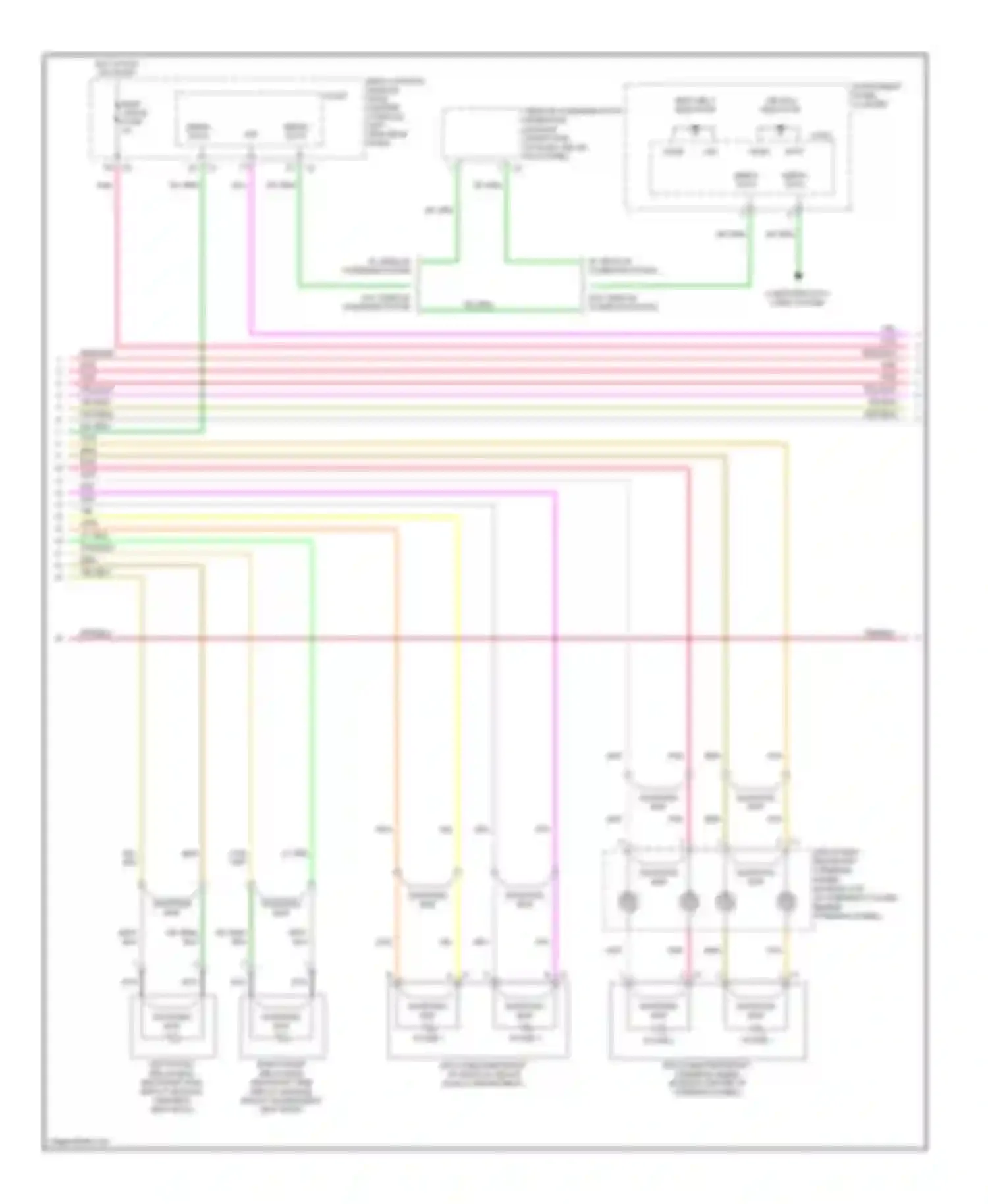 Aura Saturn I (2006-2010): Supplemental restraints circuit (2 of 3)