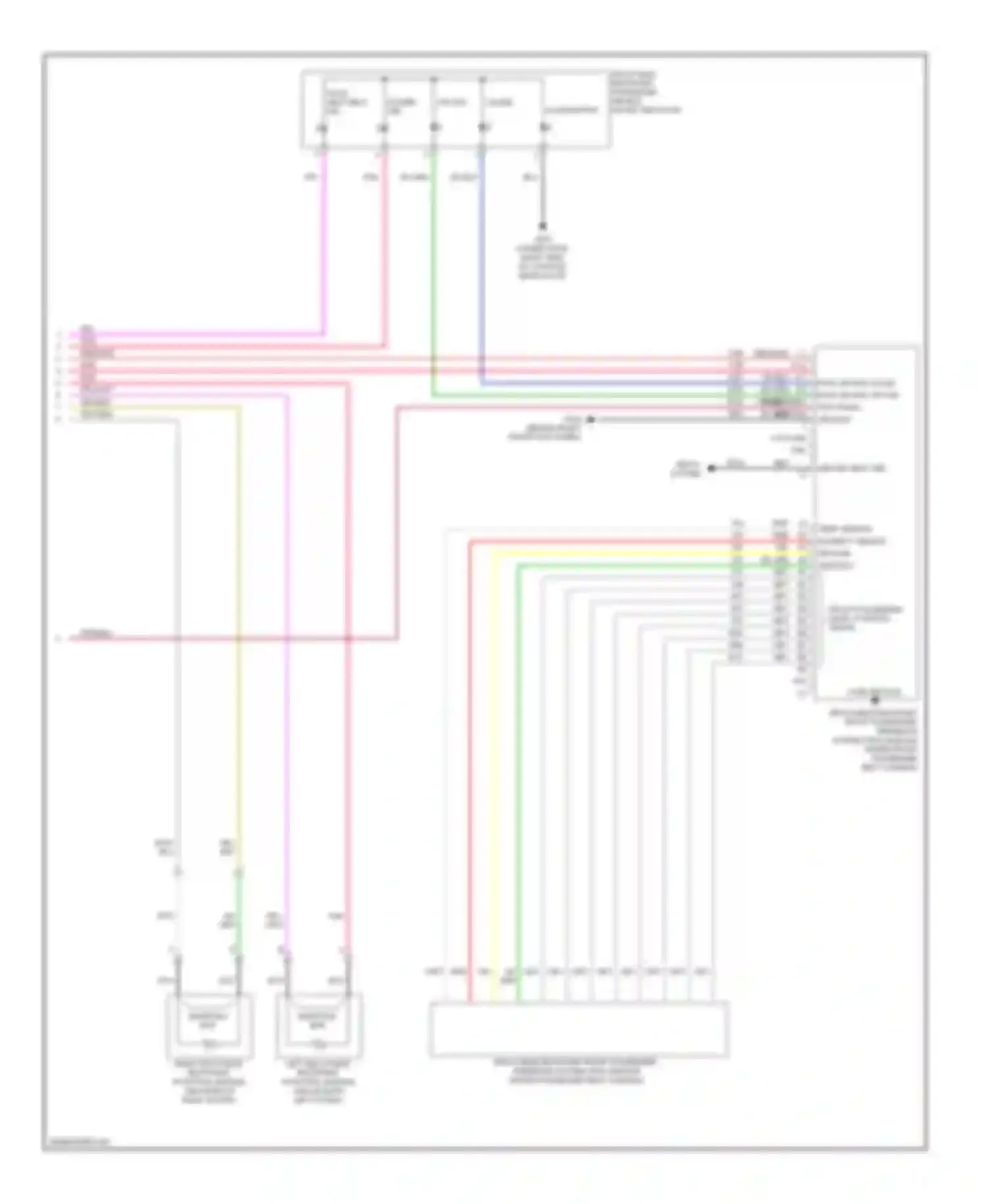Aura Saturn I (2006-2010): Supplemental restraints circuit (3 of 3)