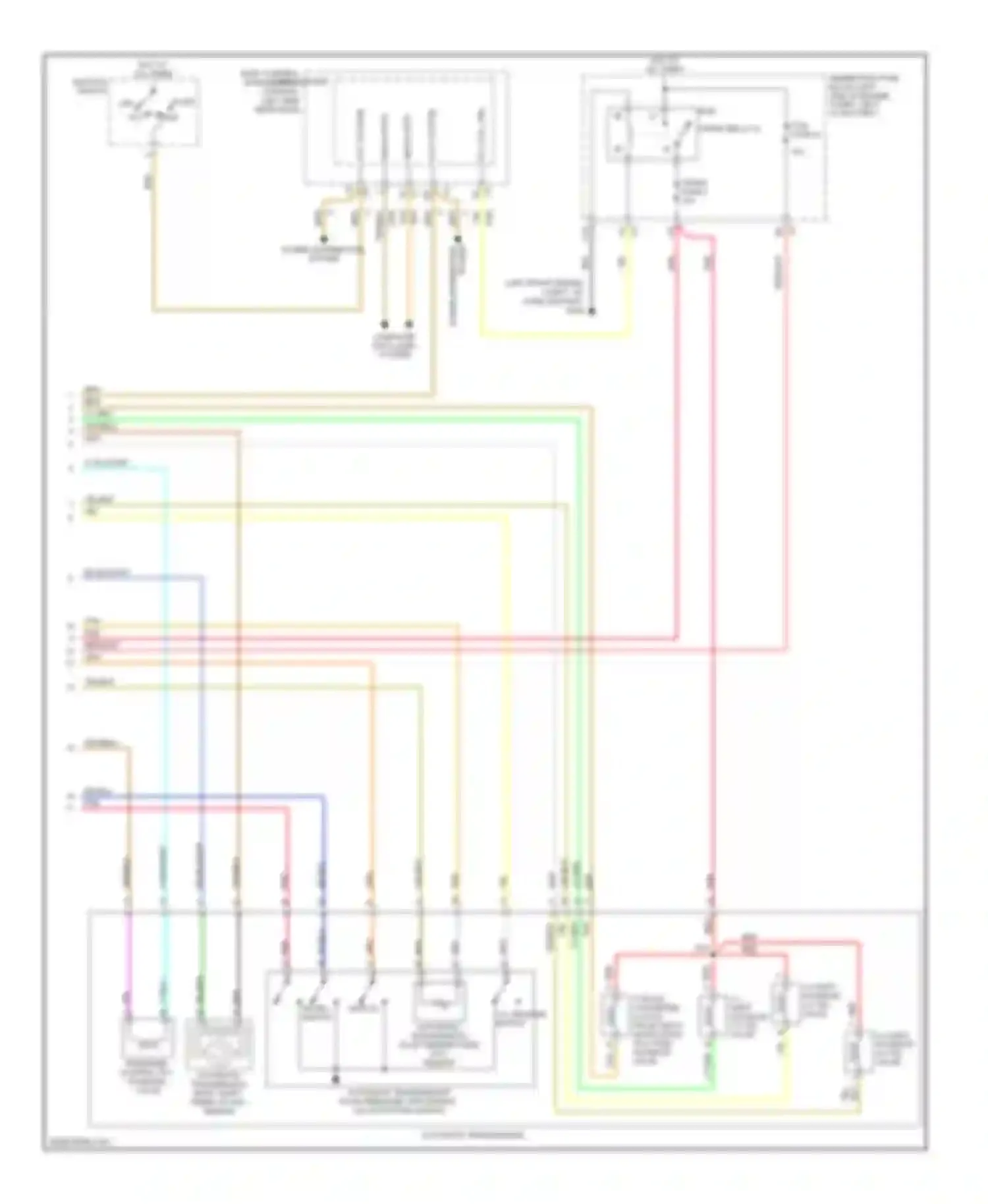 Aura Saturn I (2006-2010): 2.4l vin 5, transmission circuit (2 of 2)