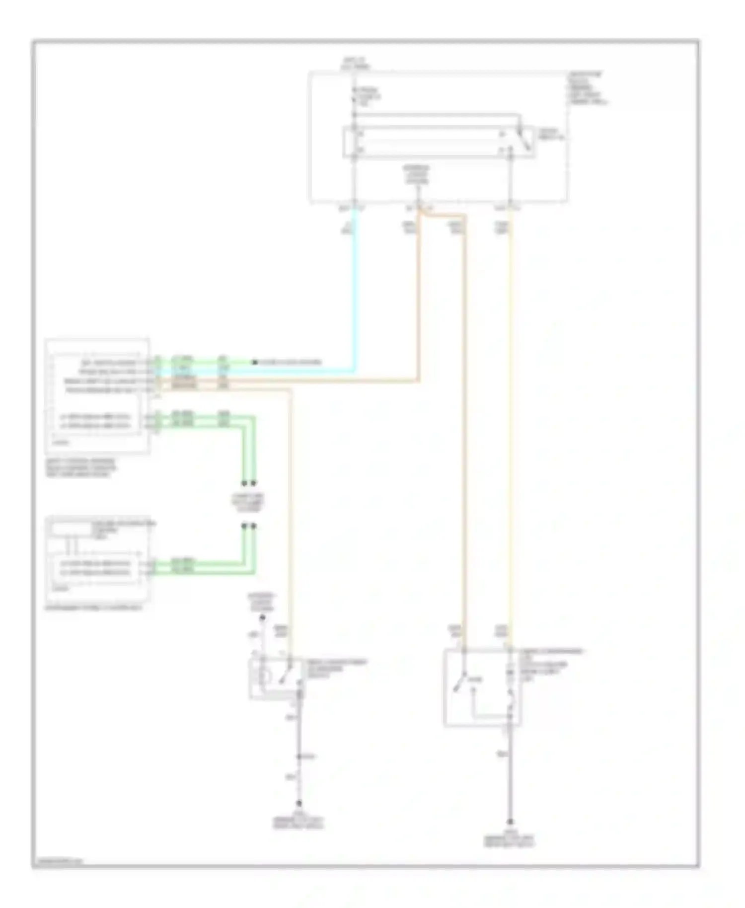 Aura Saturn I (2006-2010): Trunk release circuit