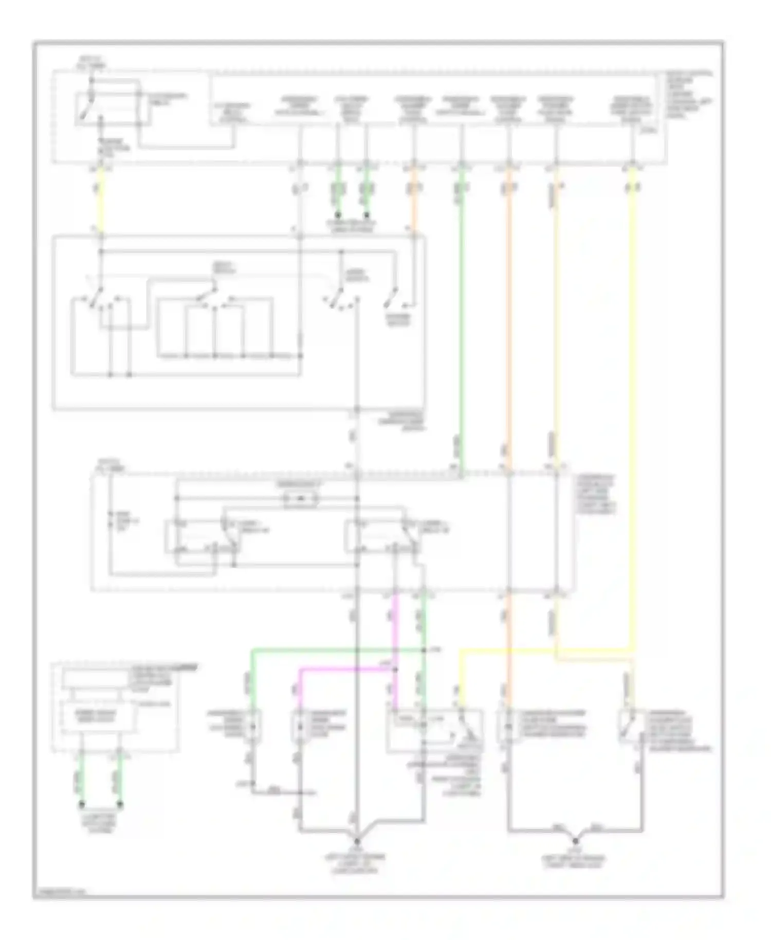 Aura Saturn I (2006-2010): Wiper/washer circuit
