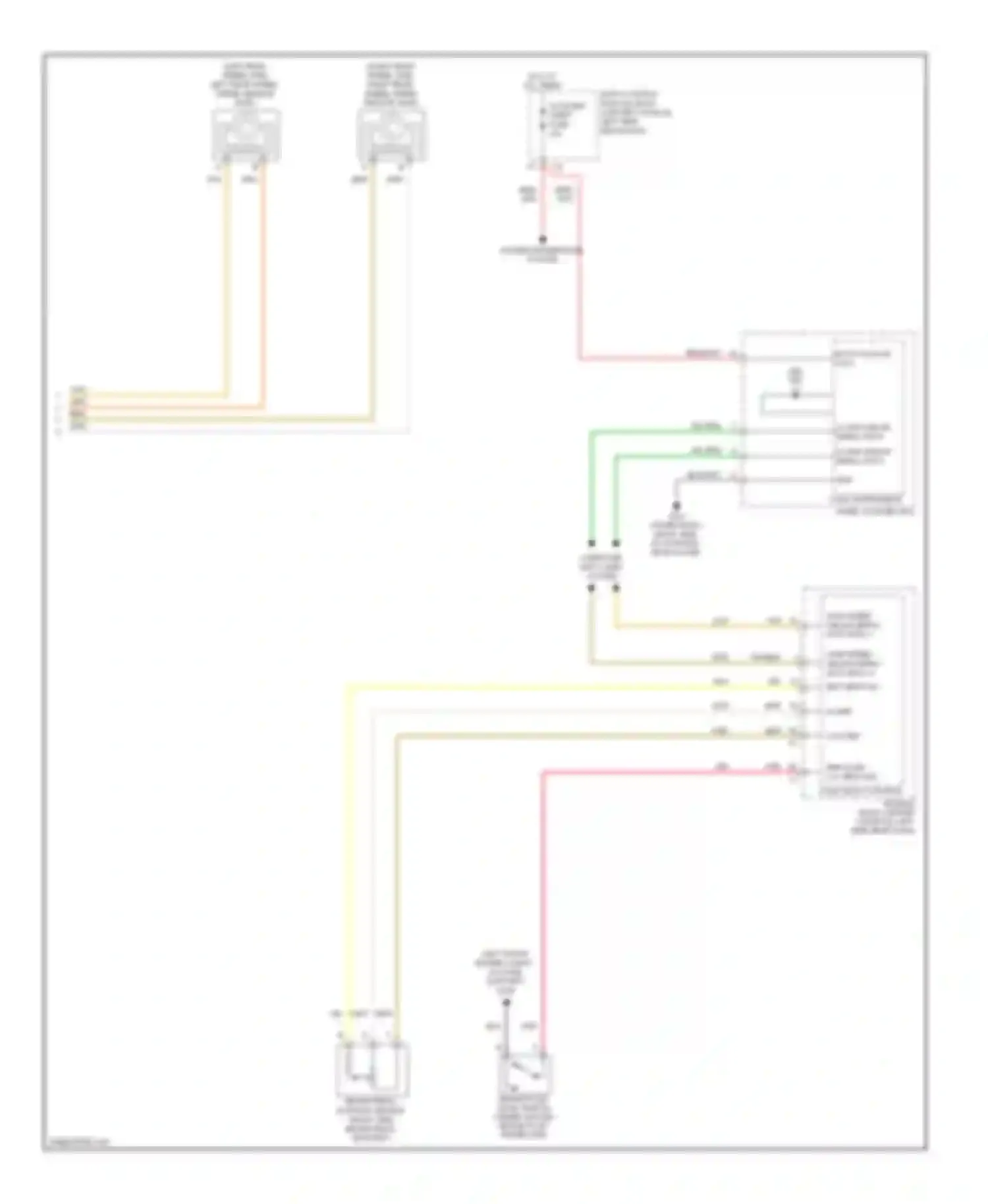 Wiring diagram cluster/ theft fuse for Saturn Aura I (2006-2010) (6 of 13)