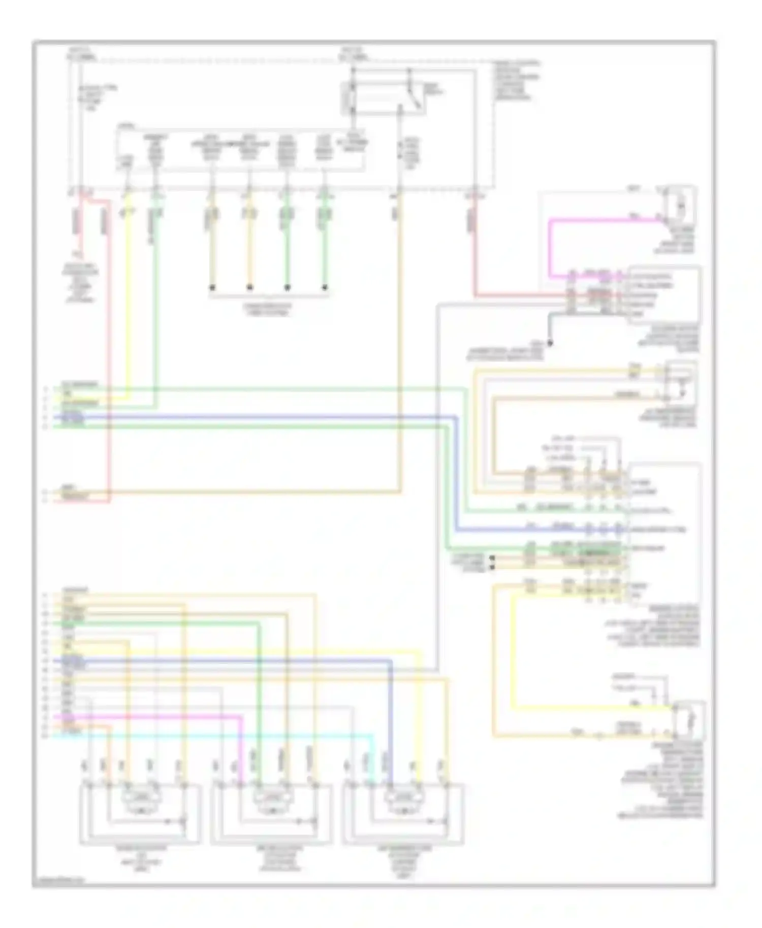 Wiring diagram high spd rly ctrl for Saturn Aura I (2006-2010) (1 of 2)