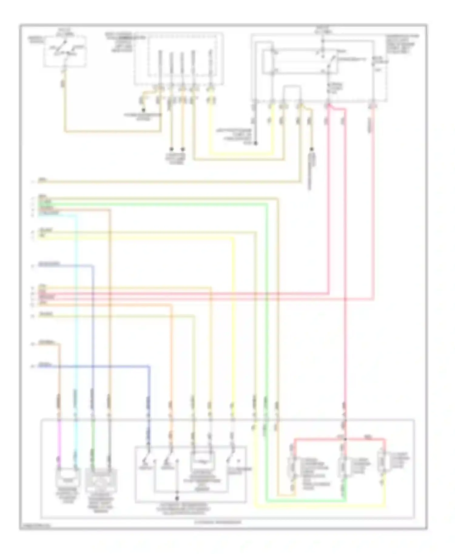 Wiring diagram rly coil ctrl for Saturn Aura I (2006-2010) (2 of 7)