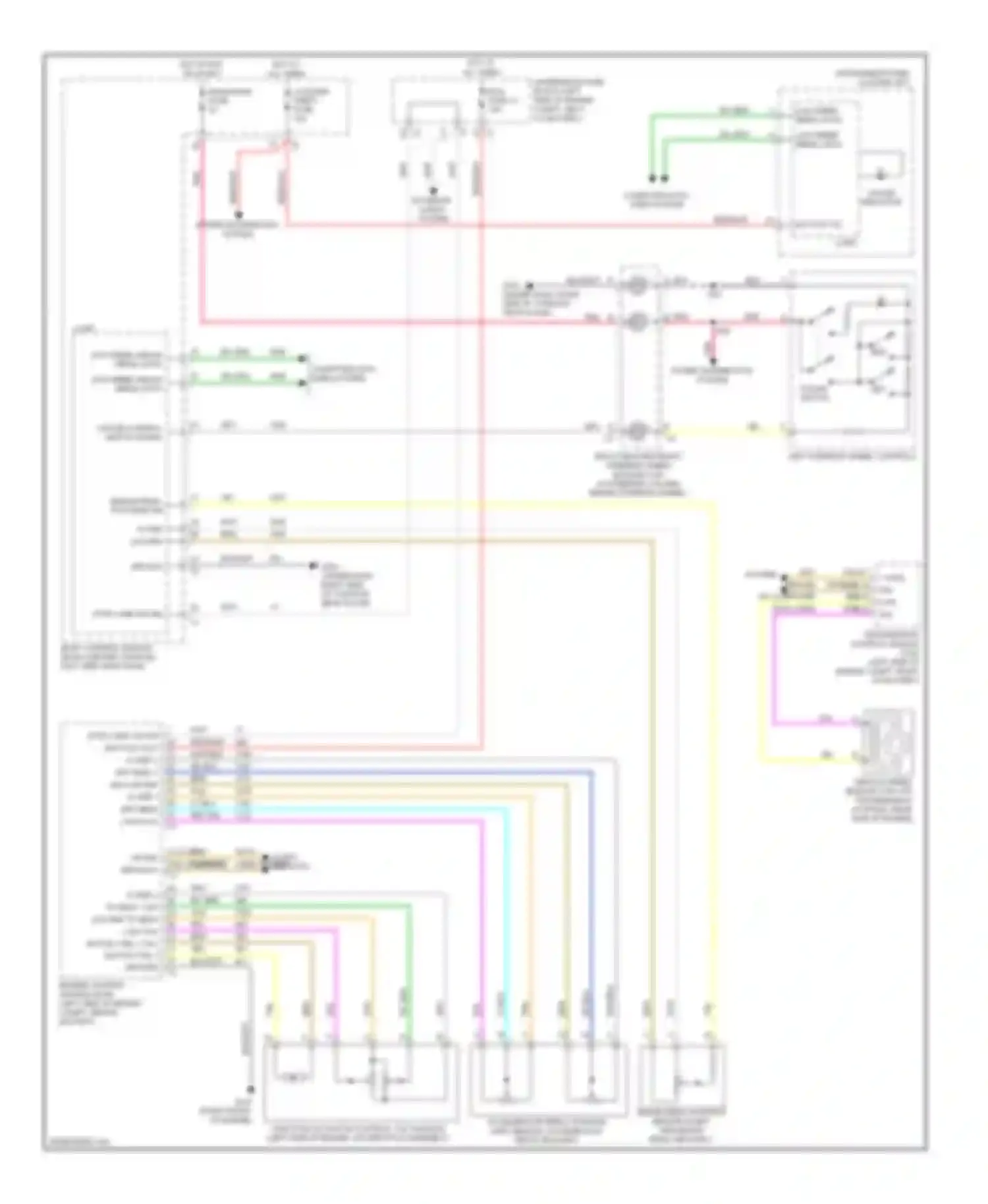 Wiring diagram run/crank fuse for Saturn Aura I (2006-2010) (1 of 4)