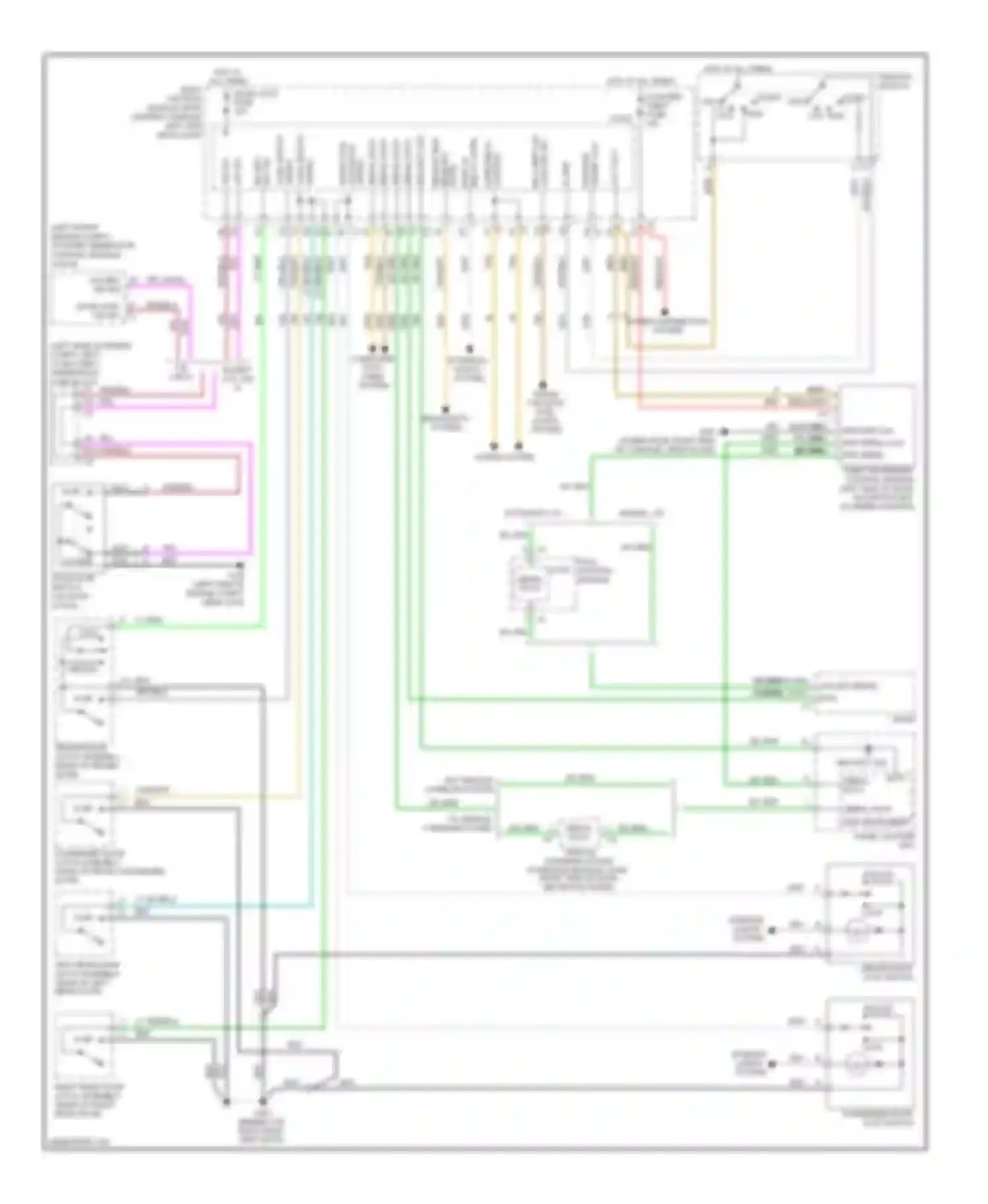 Wiring diagram to battery) underhood fuse block for Saturn Aura I (2006-2010) (1 of 1)
