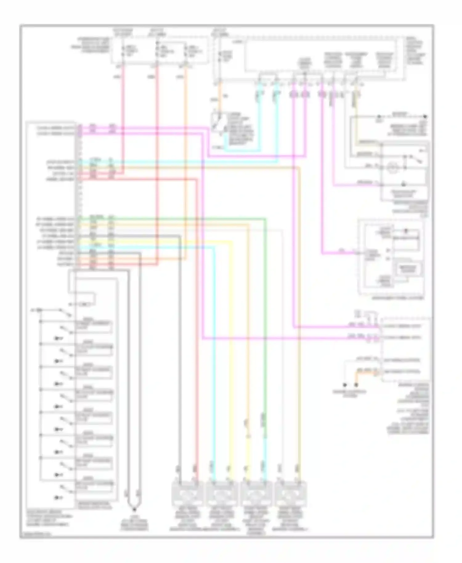 ION Saturn I (2003-2007): Anti-lock brakes circuit