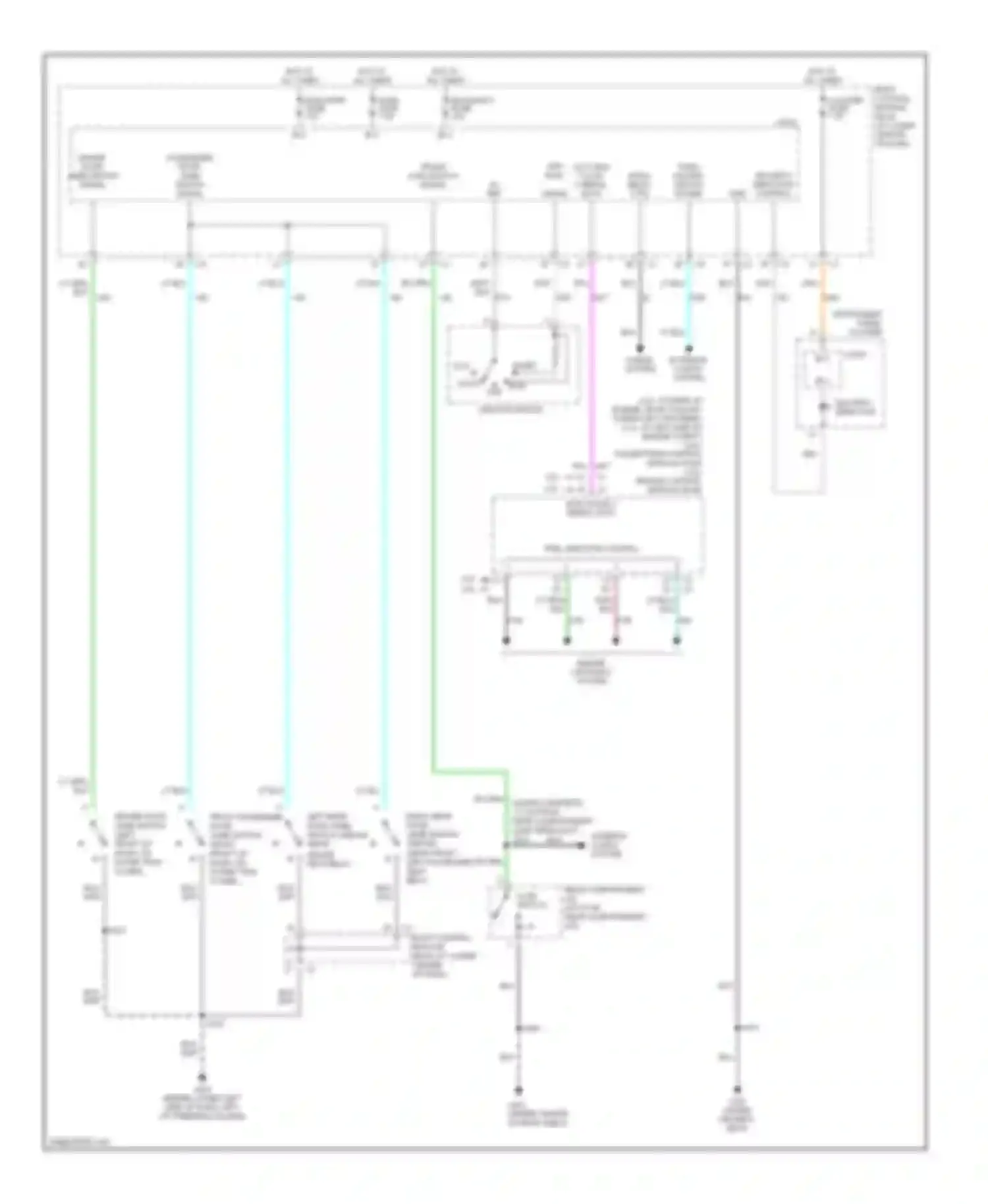 ION Saturn I (2003-2007): Anti-theft circuit
