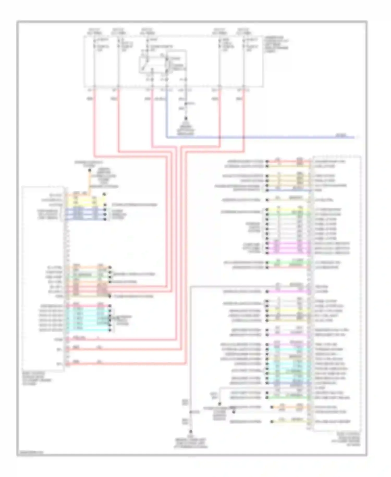 ION Saturn I (2003-2007): Body control modules circuit (1 of 2)