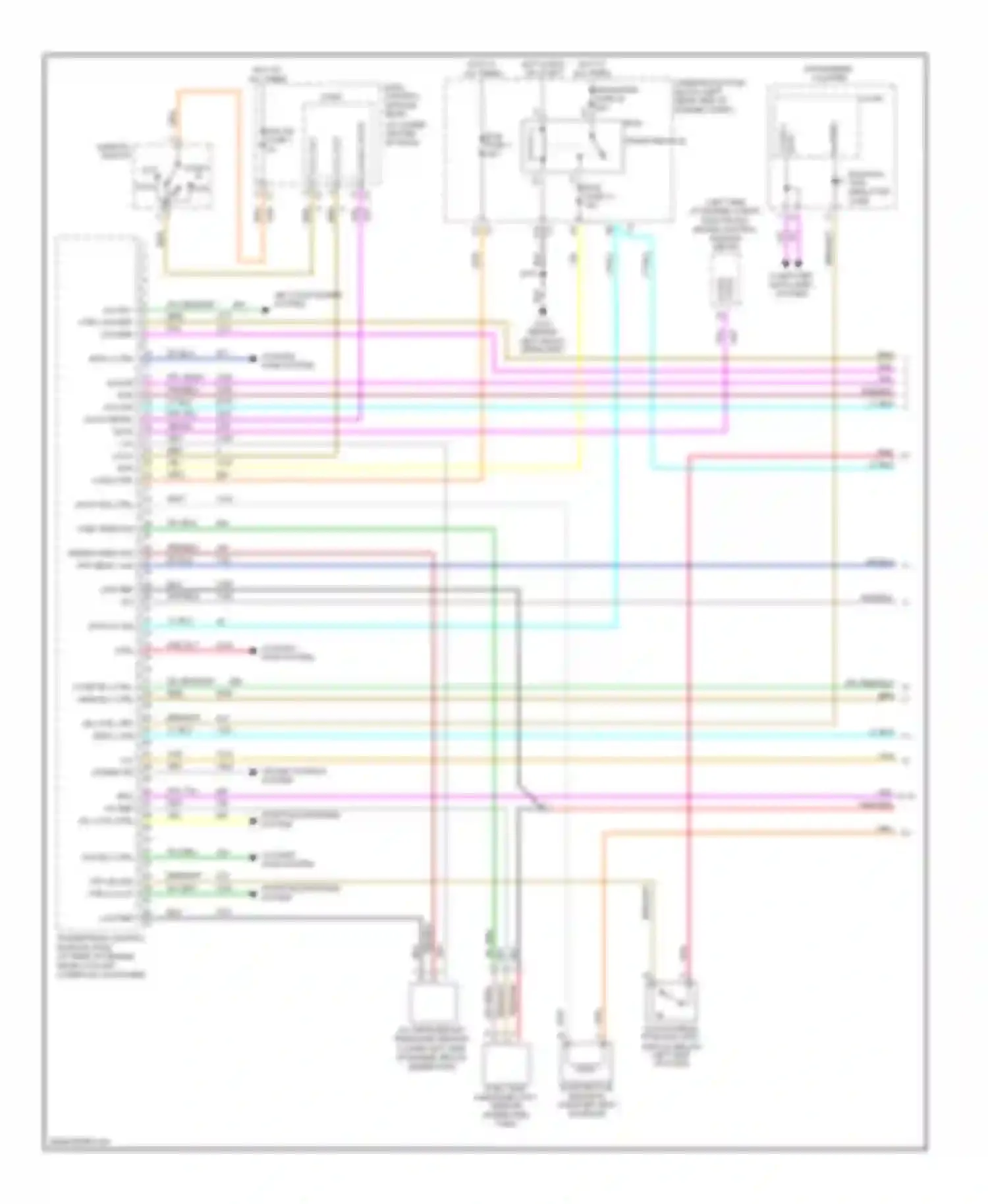 ION Saturn I (2003-2007): Wiring diagram engine performance 2.0l vin p (1 of 4)