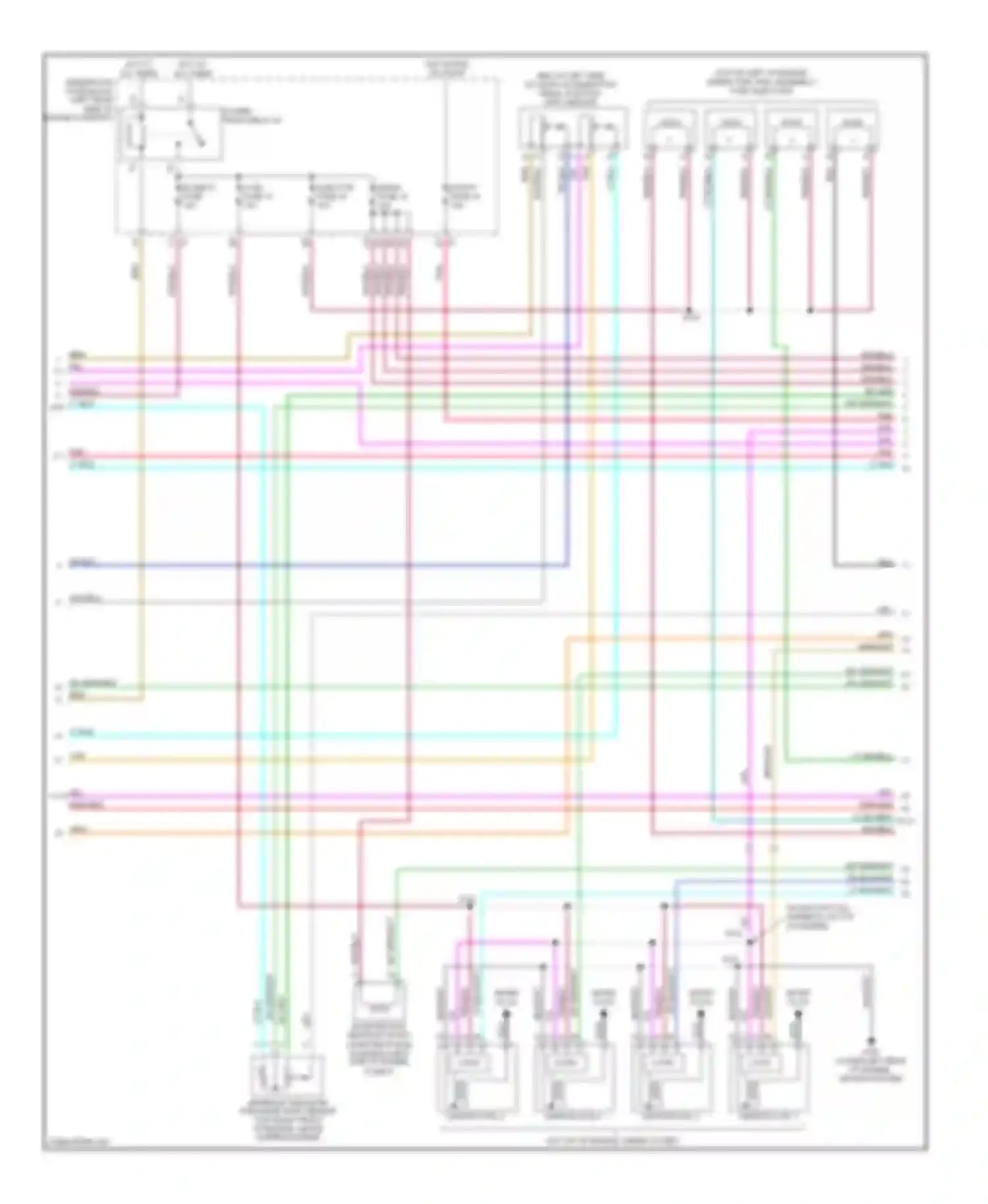ION Saturn I (2003-2007): Wiring diagram engine performance 2.0l vin p (2 of 4)