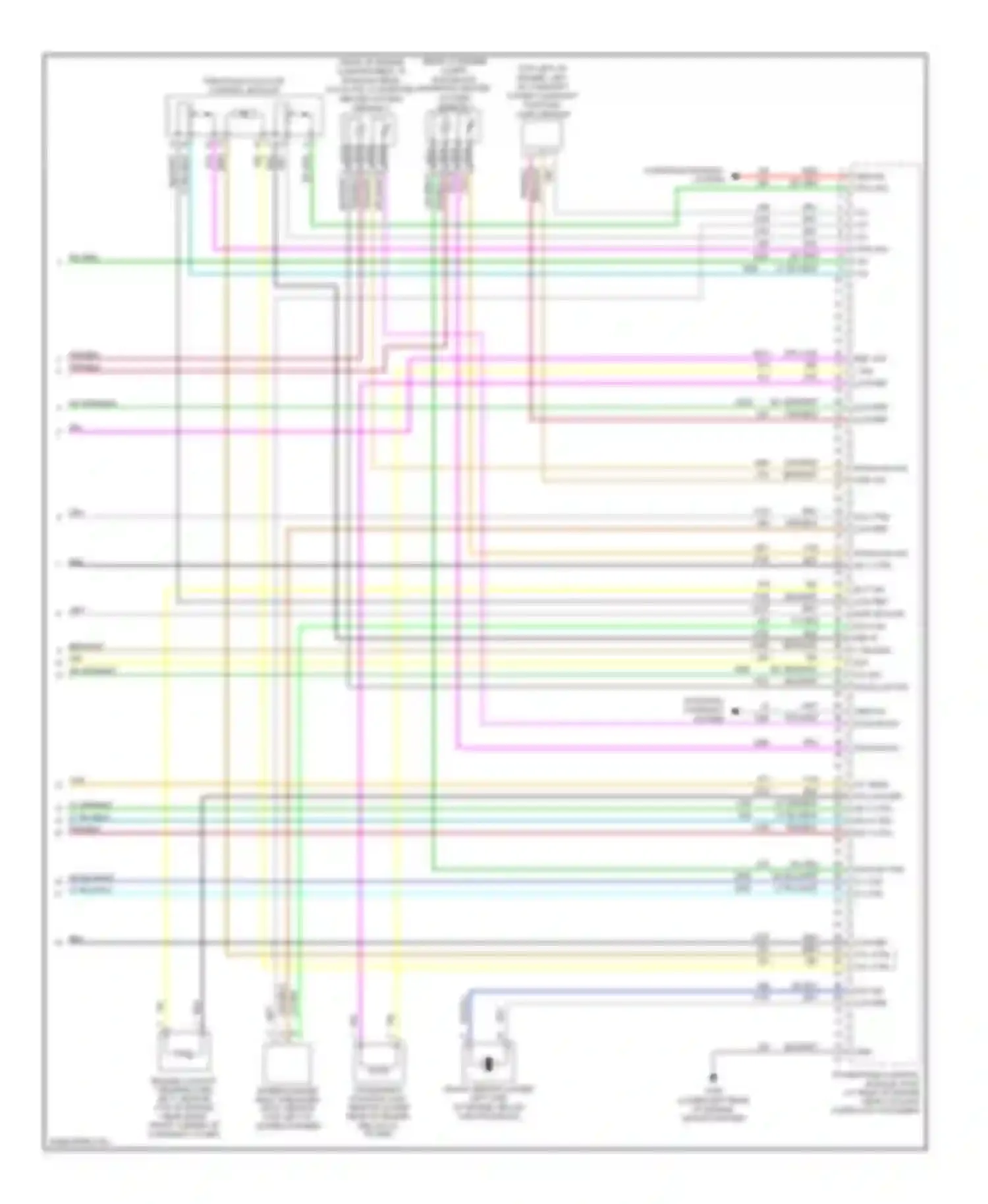 ION Saturn I (2003-2007): Wiring diagram engine performance 2.0l vin p (4 of 4)