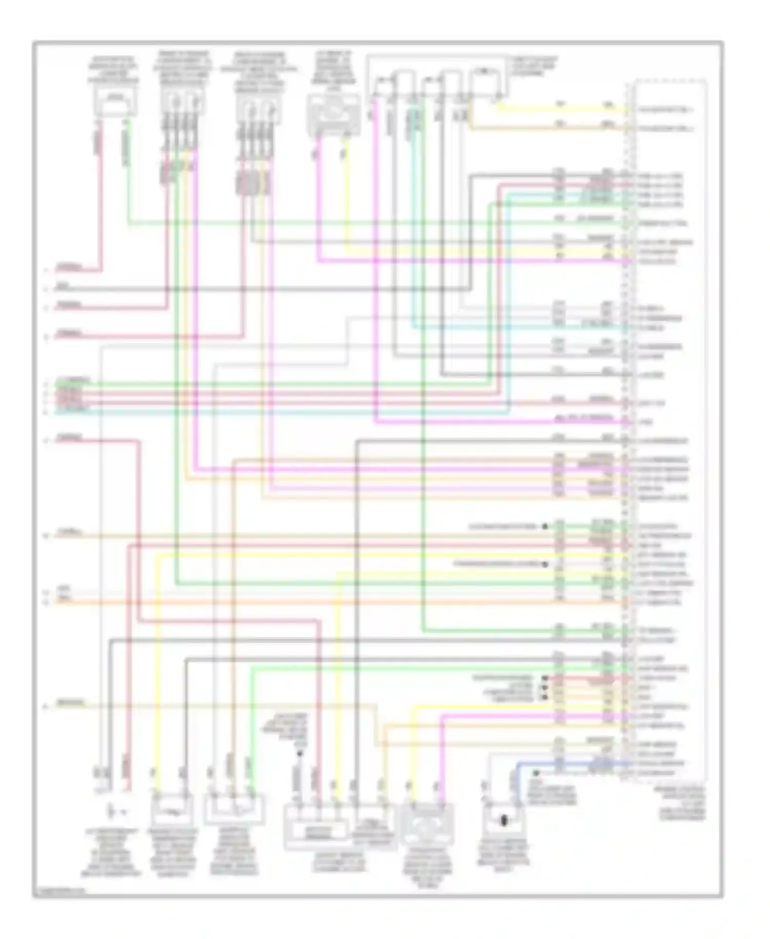 ION Saturn I (2003-2007): Wiring diagram engine performance 2.2l vin f (3 of 3)