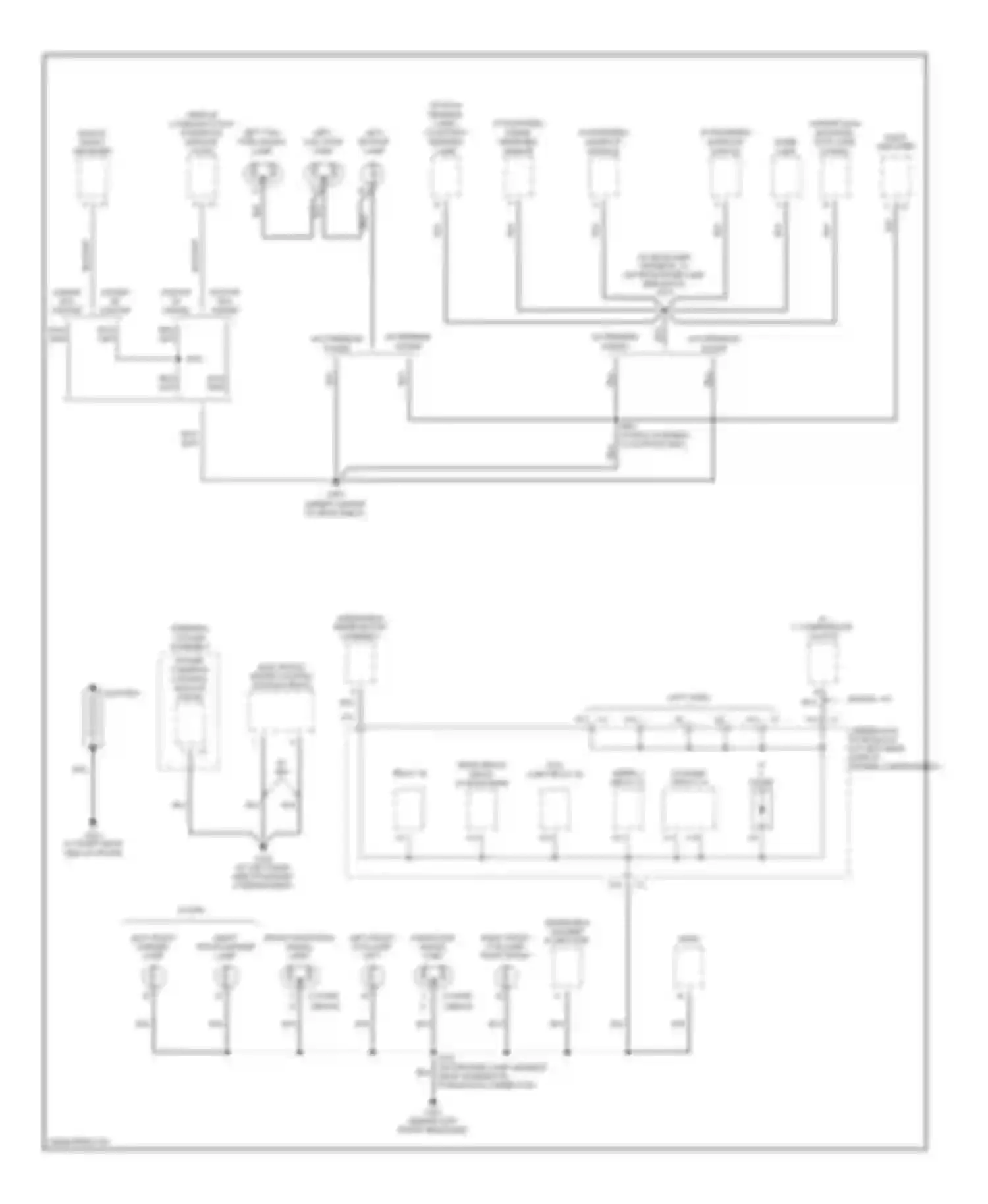 ION Saturn I (2003-2007): Ground distribution circuit (1 of 3)