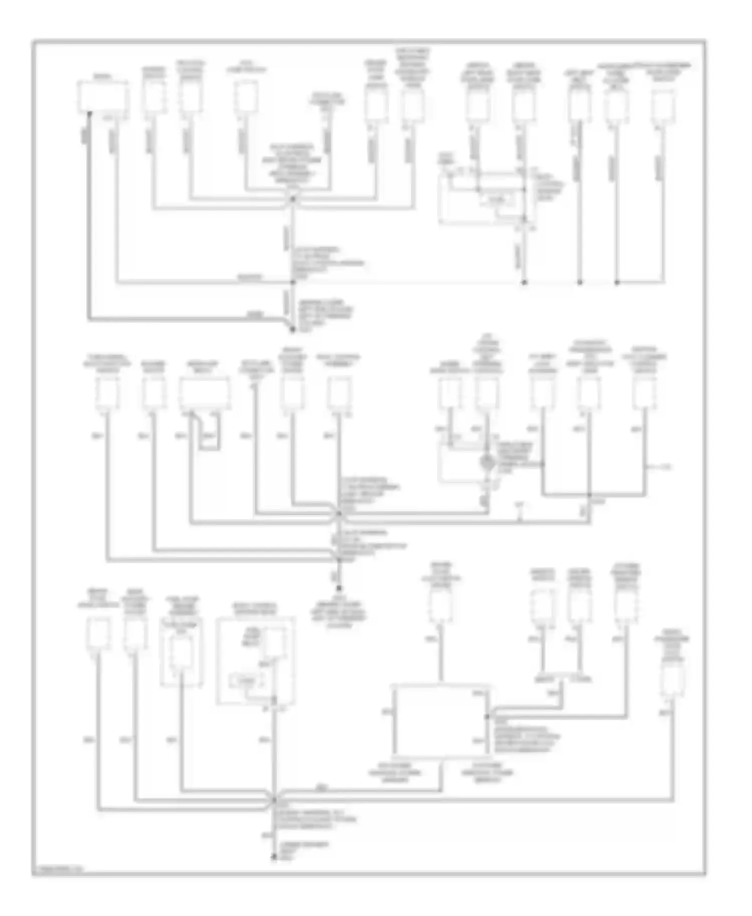 ION Saturn I (2003-2007): Ground distribution circuit (2 of 3)