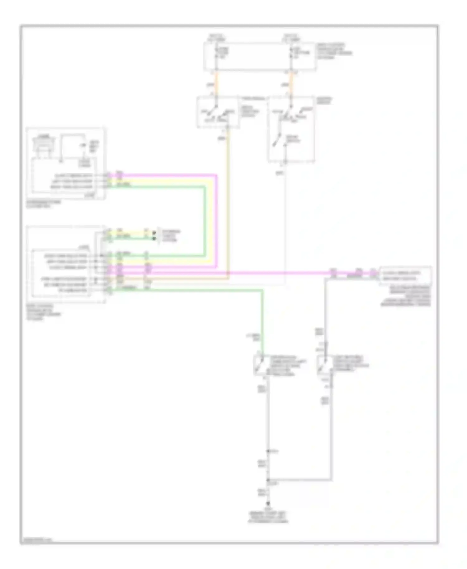 ION Saturn I (2003-2007): Warning systems circuit