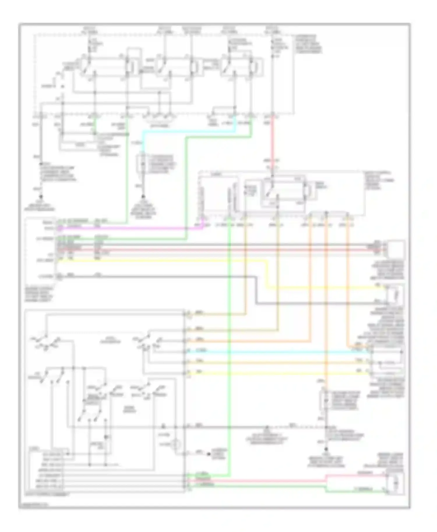 Wiring diagram a/c clutch relay 24 for Saturn ION I (2003-2007) (1 of 4)