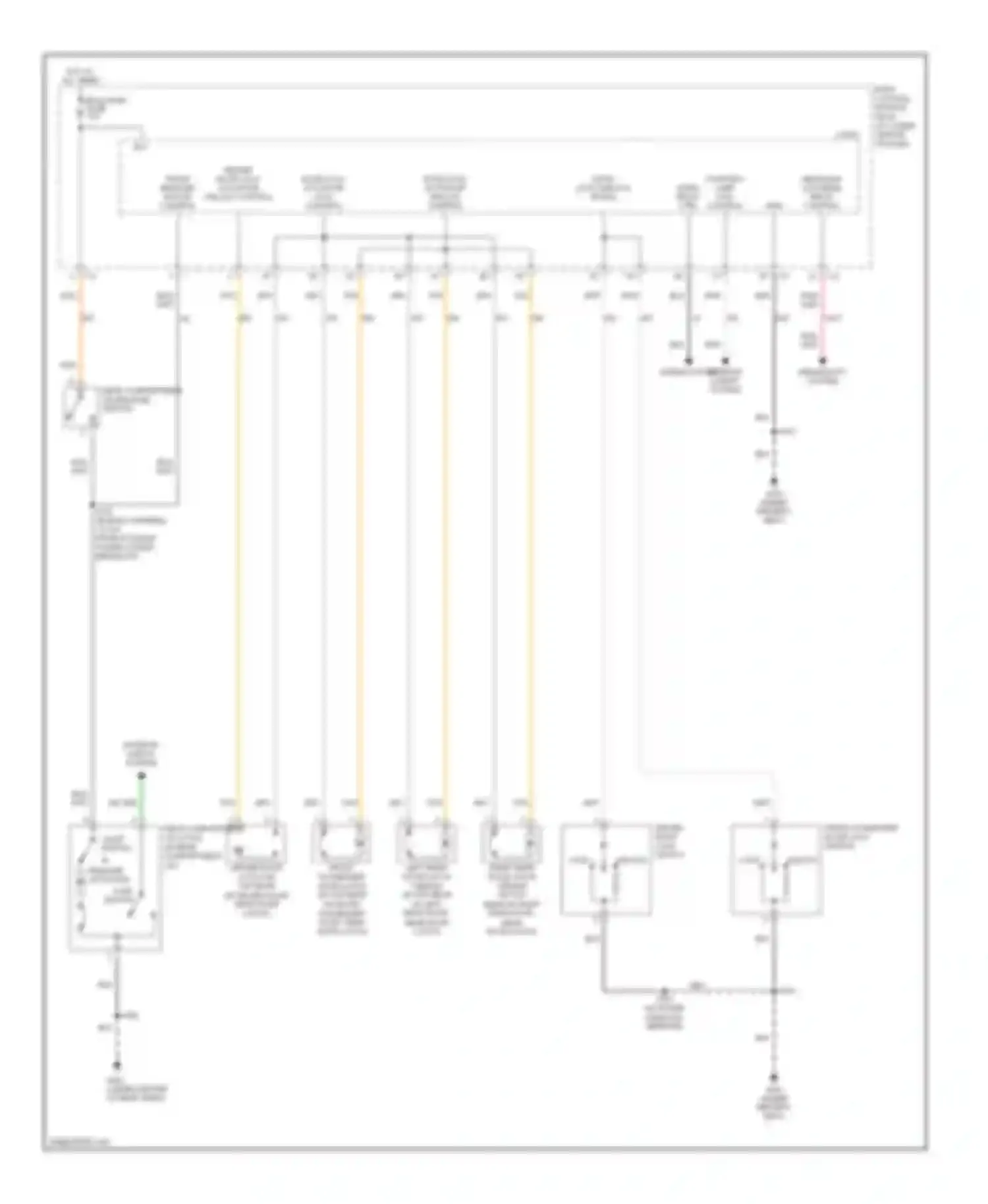 Wiring diagram door lock/ unlock signal for Saturn ION I (2003-2007) (1 of 1)